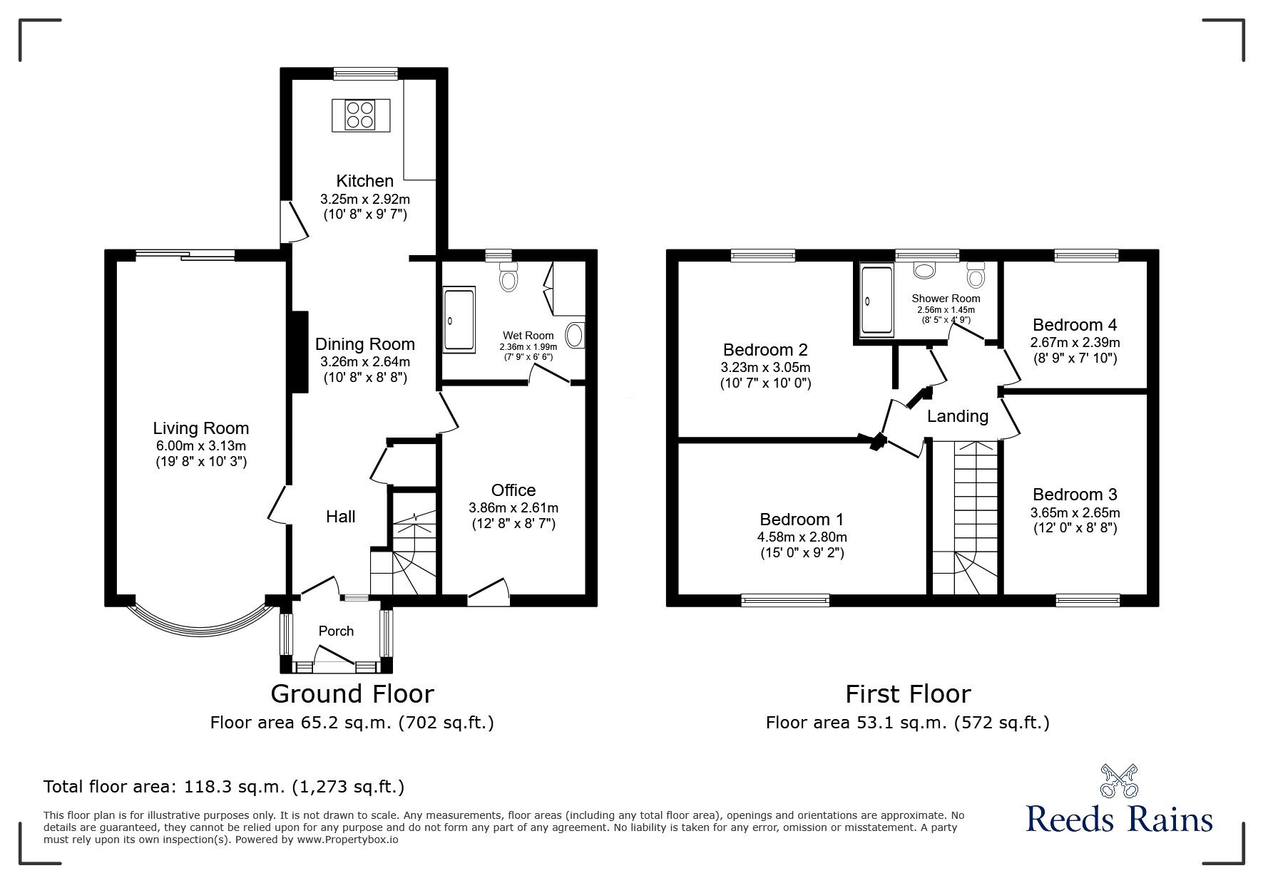 Floorplan of 4 bedroom Mid Terrace House for sale, Markfield Crescent, Liverpool, Merseyside, L25