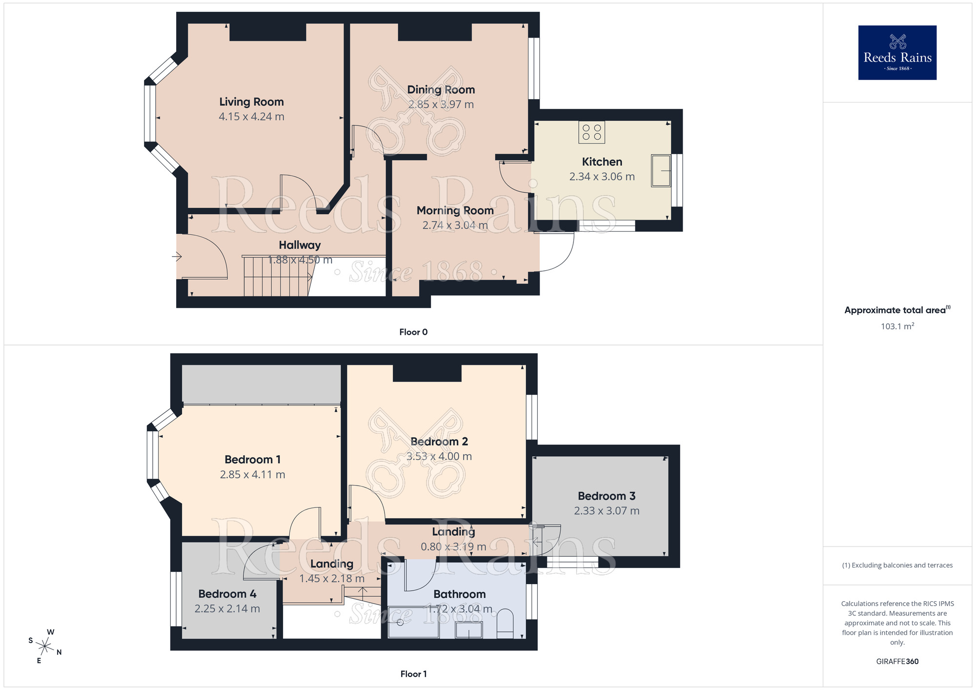 Floorplan of 4 bedroom Mid Terrace House for sale, Douglas Road, Liverpool, Merseyside, L4