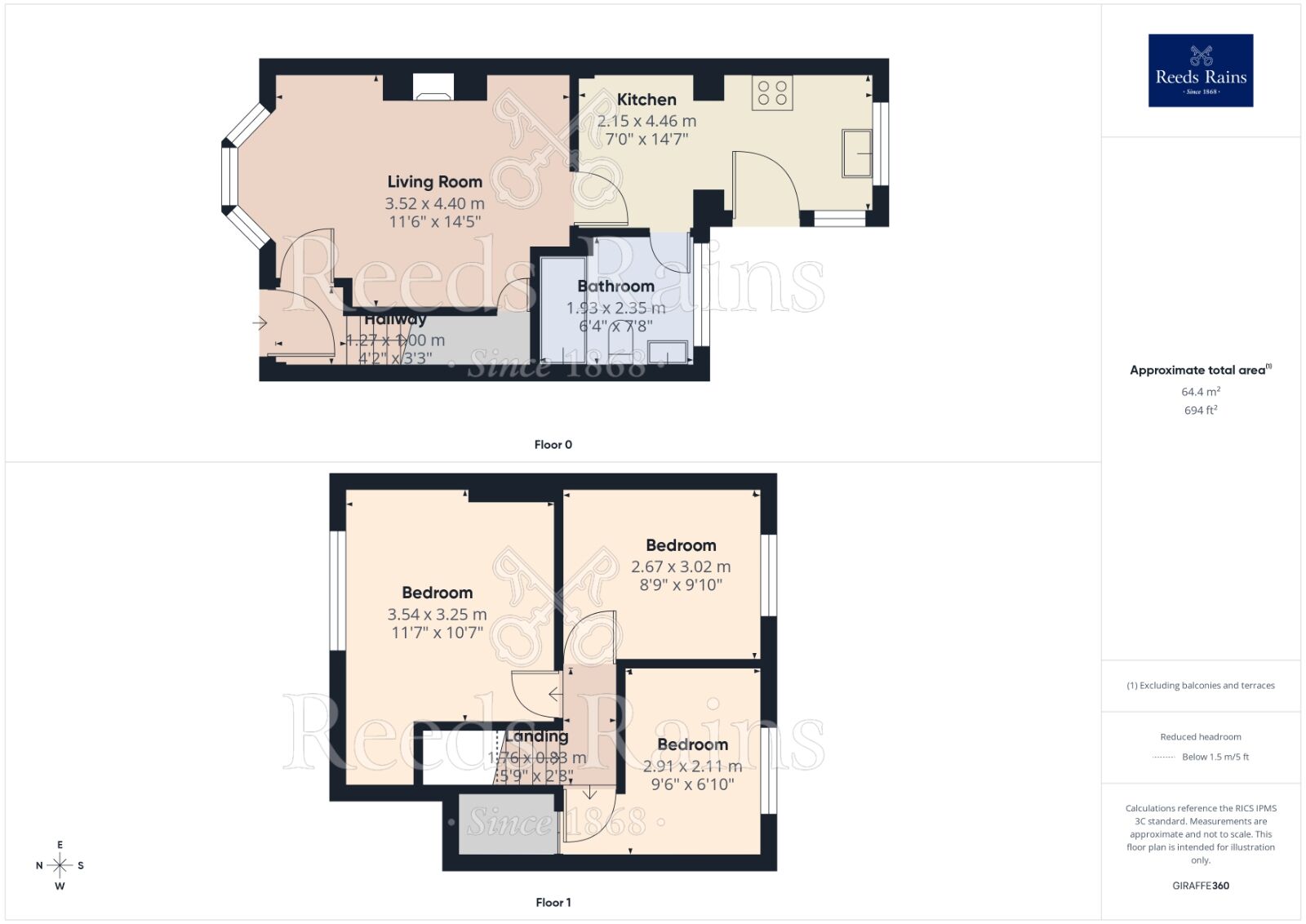 Floorplan of 3 bedroom Mid Terrace House for sale, Mond Road, Liverpool, Merseyside, L10