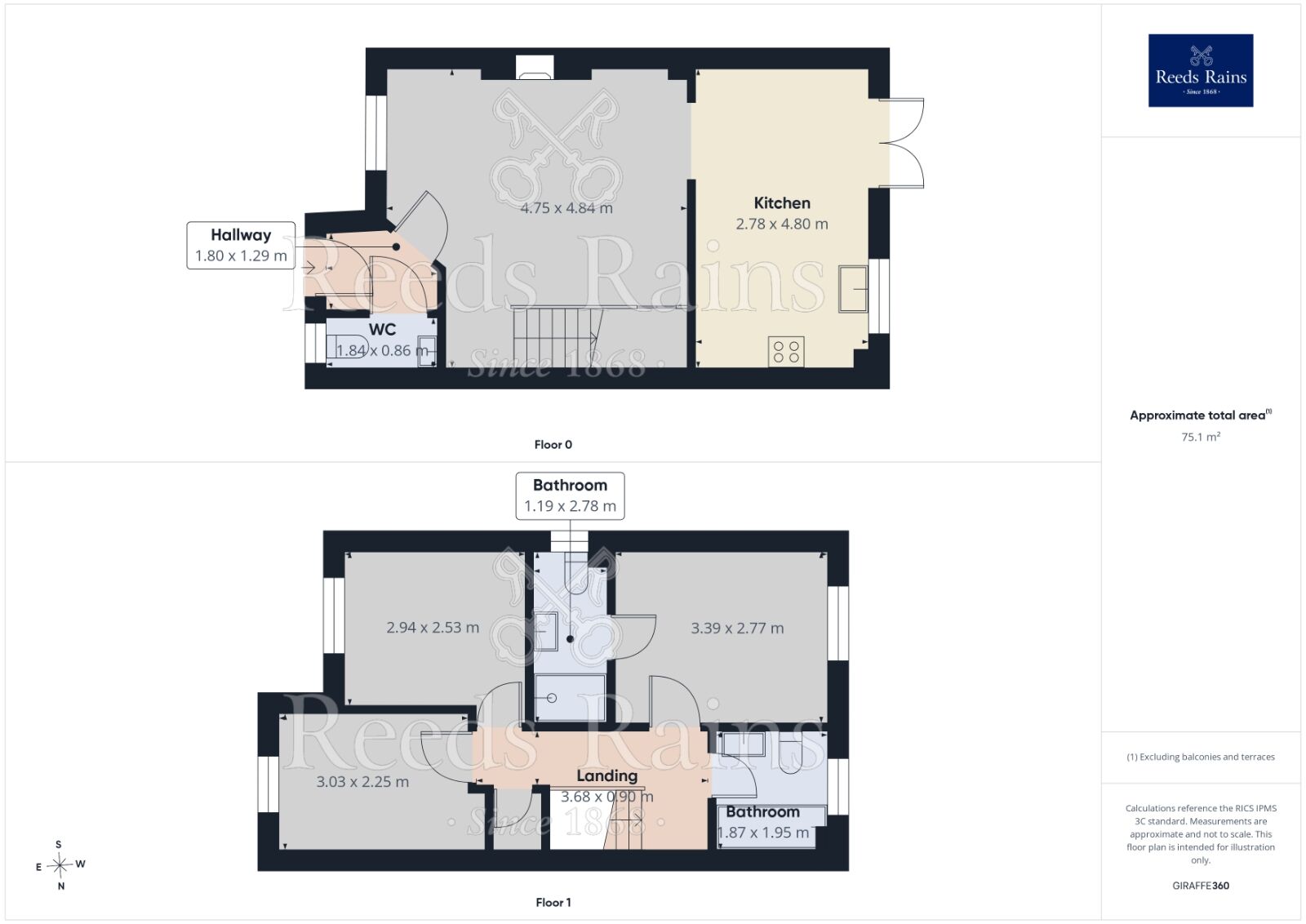 Floorplan of 3 bedroom Semi Detached House for sale, Sergeant Road, Liverpool, Merseyside, L12