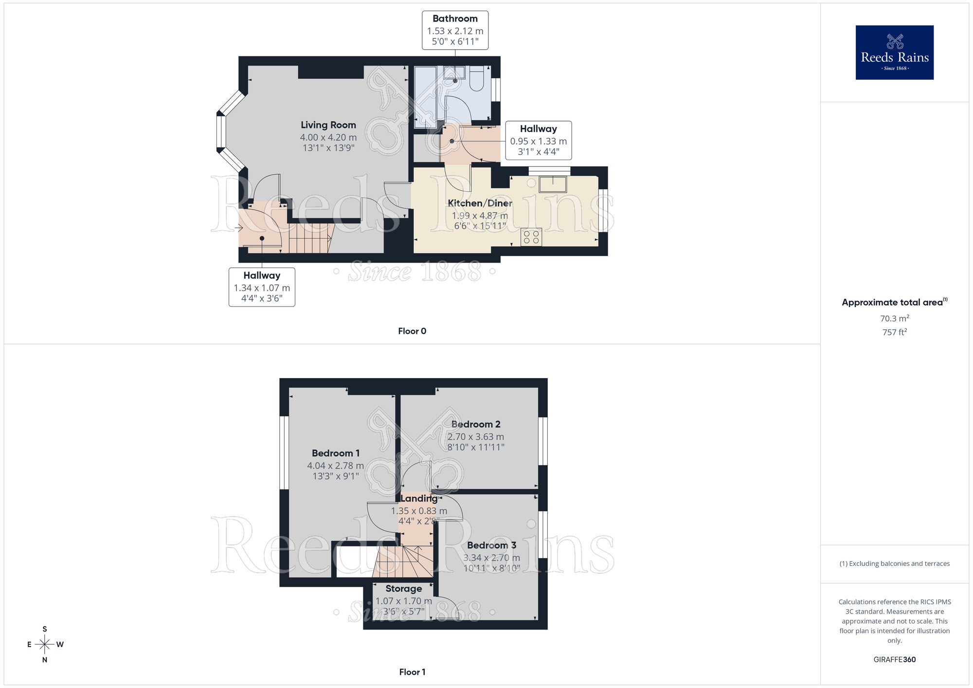 Floorplan of 3 bedroom Mid Terrace House for sale, Hasfield Road, Liverpool, Merseyside, L11