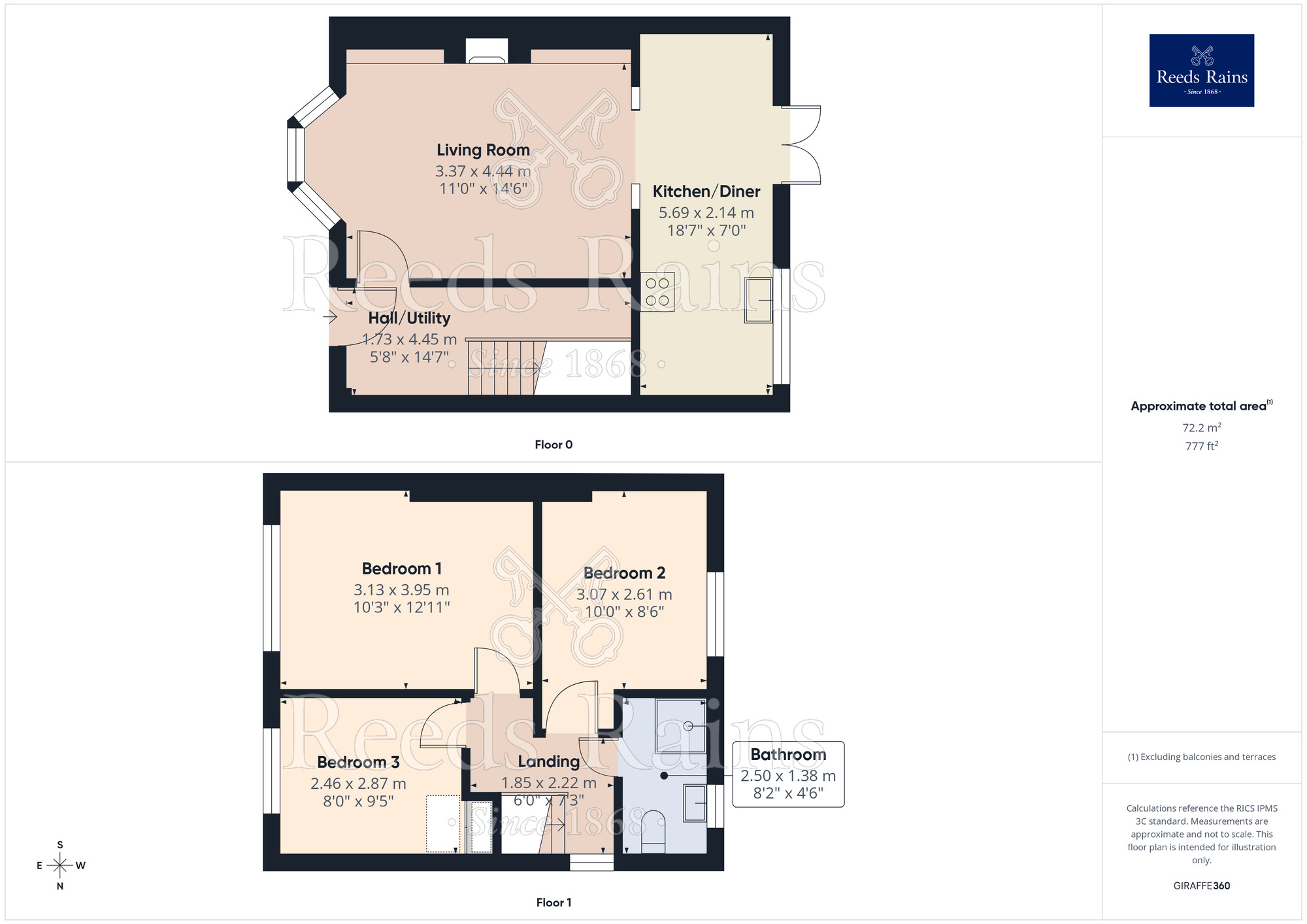 Floorplan of 3 bedroom End Terrace House for sale, Outer Forum, Liverpool, Merseyside, L11