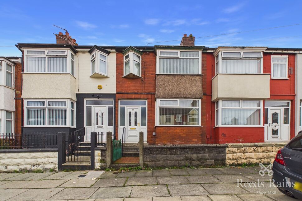 Main image of 3 bedroom Mid Terrace House for sale, Rossall Road, Liverpool, Merseyside, L13