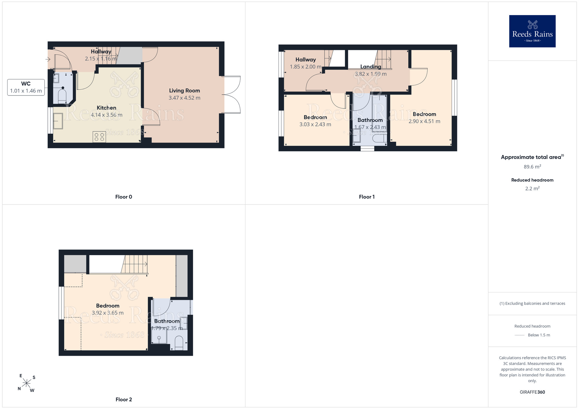 Floorplan of 3 bedroom Semi Detached House to rent, Wimborne Road, Liverpool, Merseyside, L14