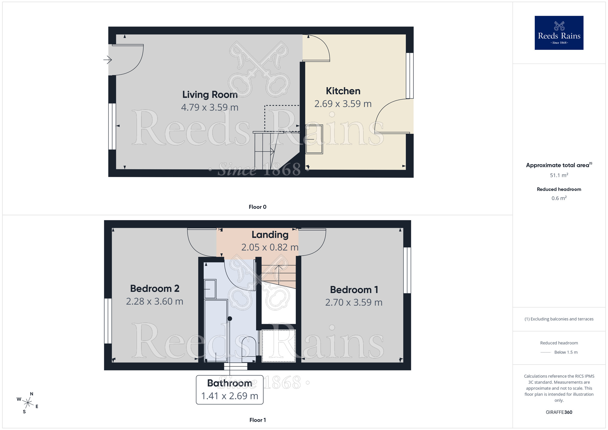Floorplan of 2 bedroom Semi Detached House to rent, Worrow Road, Liverpool, Merseyside, L11
