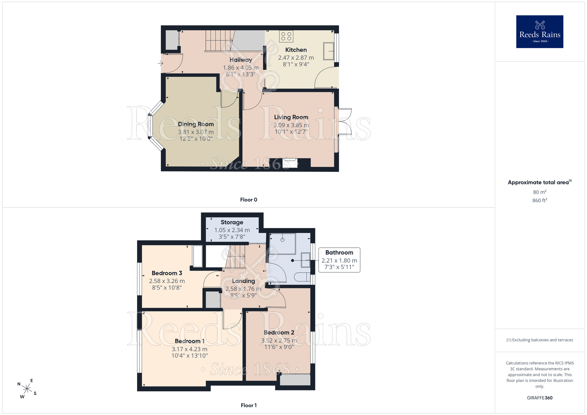 Floorplan of 3 bedroom Mid Terrace House for sale, Ridgmont Avenue, Liverpool, Merseyside, L11