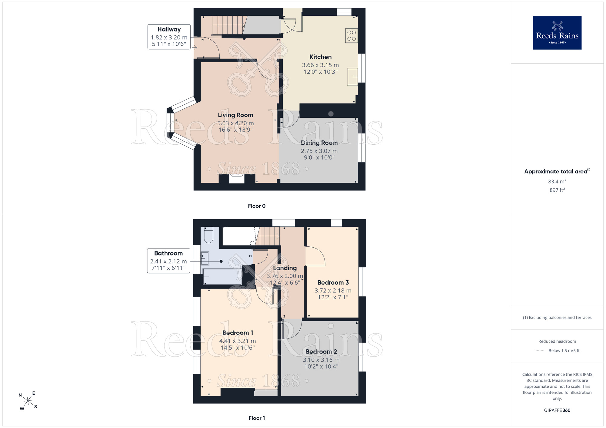 Floorplan of 3 bedroom End Terrace House for sale, Hebden Road, Liverpool, Merseyside, L11
