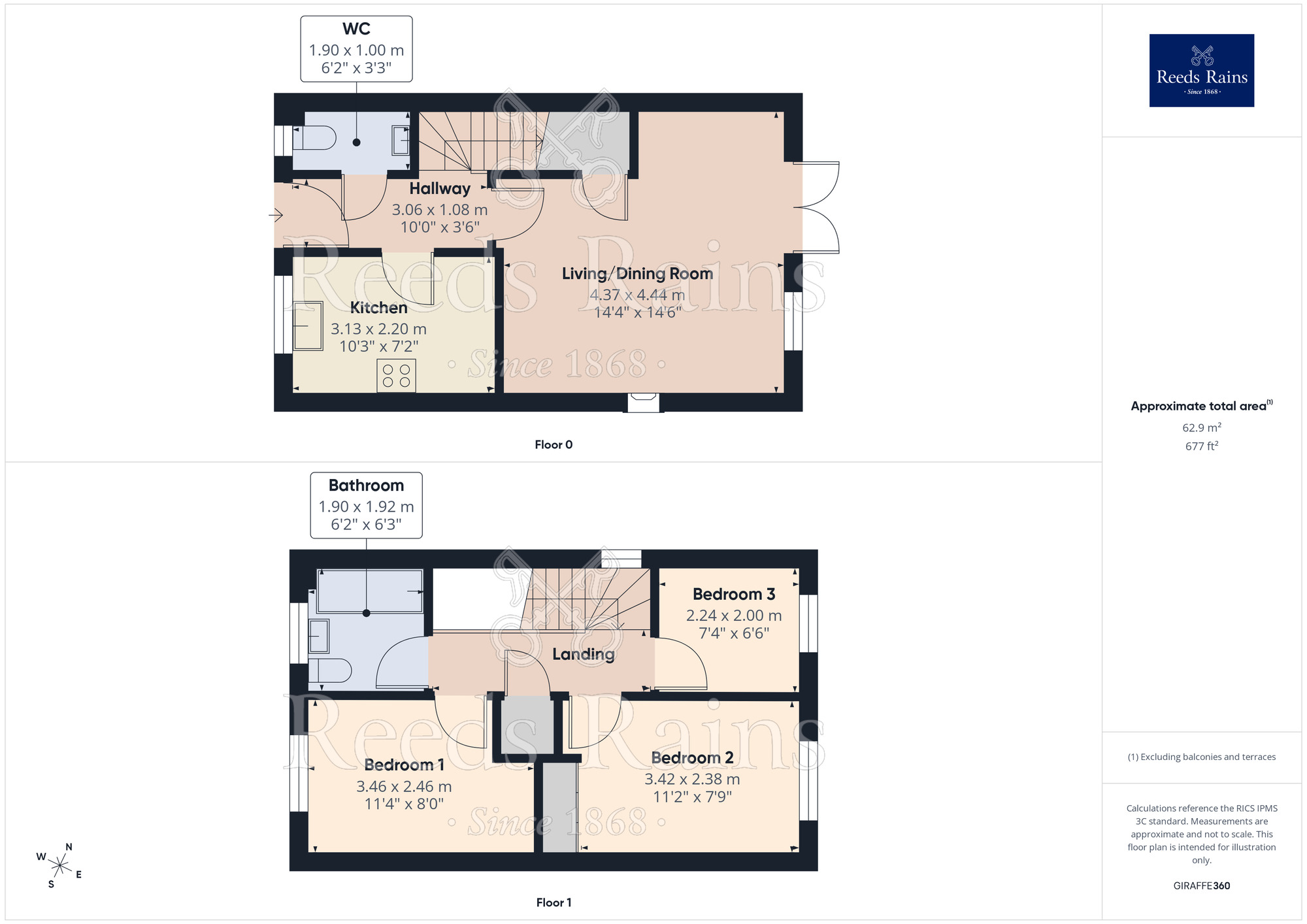 Floorplan of 3 bedroom Semi Detached House for sale, Mater Close, Walton, Merseyside, L9