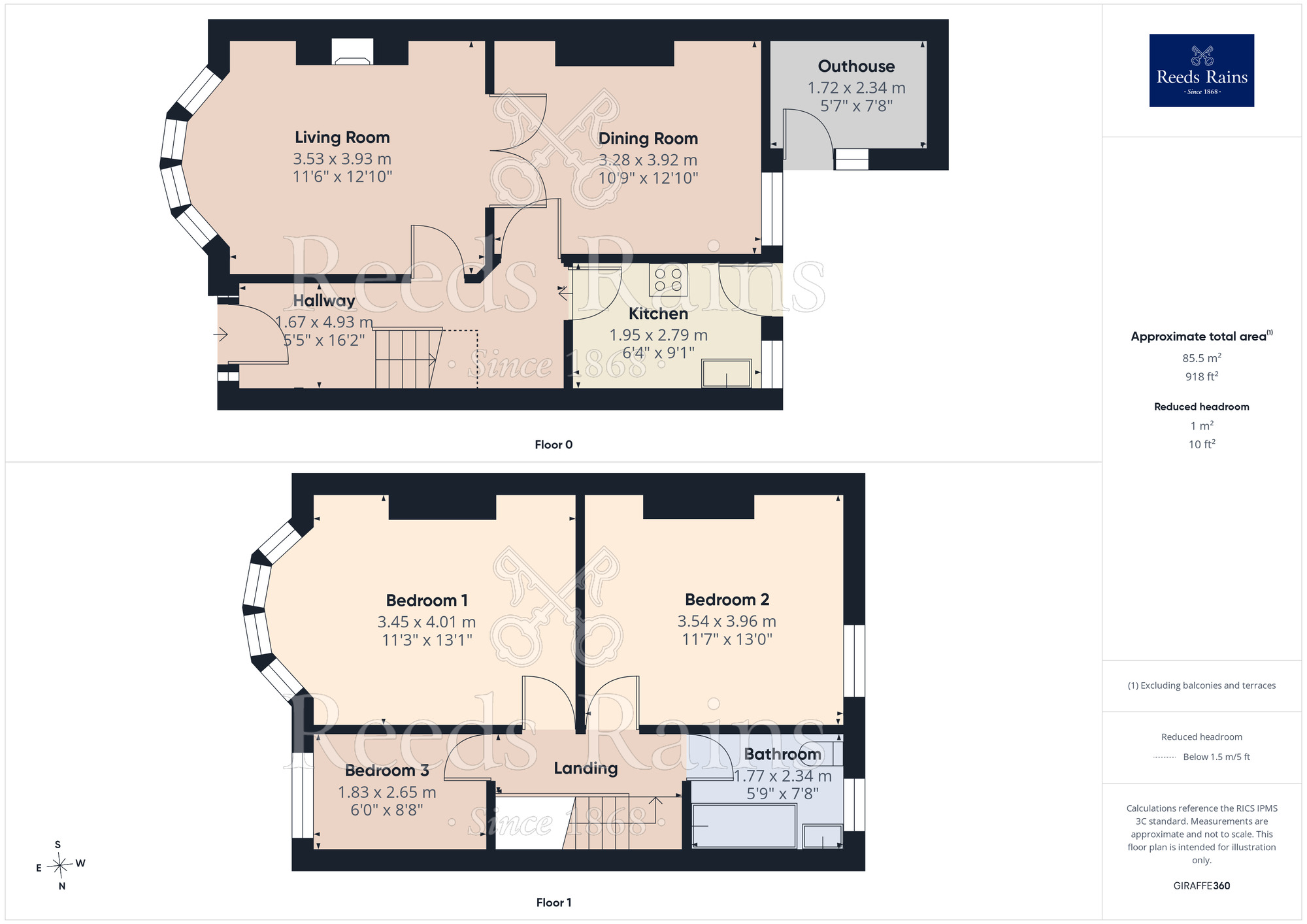 Floorplan of 3 bedroom Mid Terrace House for sale, Podium Road, Liverpool, Merseyside, L13