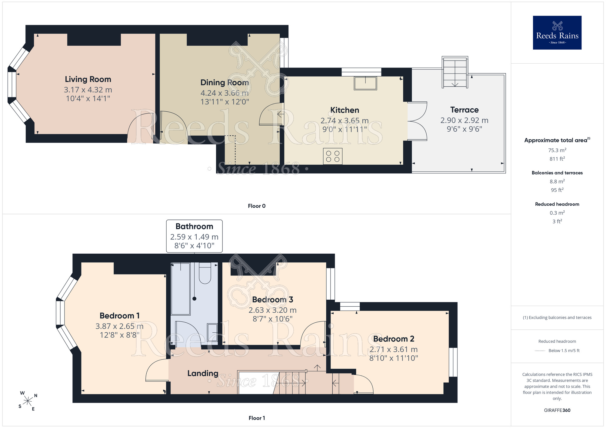 Floorplan of 3 bedroom Mid Terrace House for sale, Wellbrow Road, Liverpool, Merseyside, L4