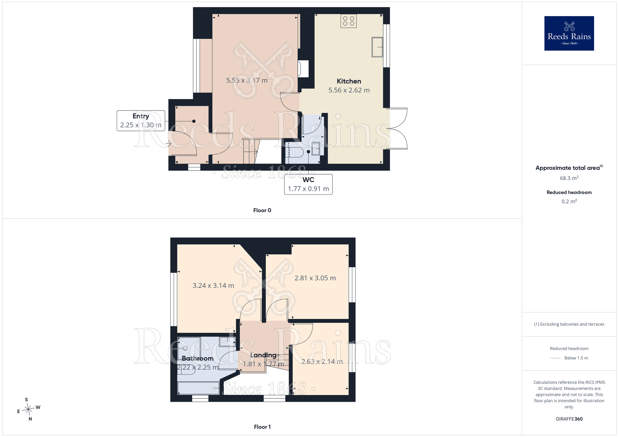Floorplan of 3 bedroom Semi Detached House to rent, Ellison Drive, St. Helens, Merseyside, WA10