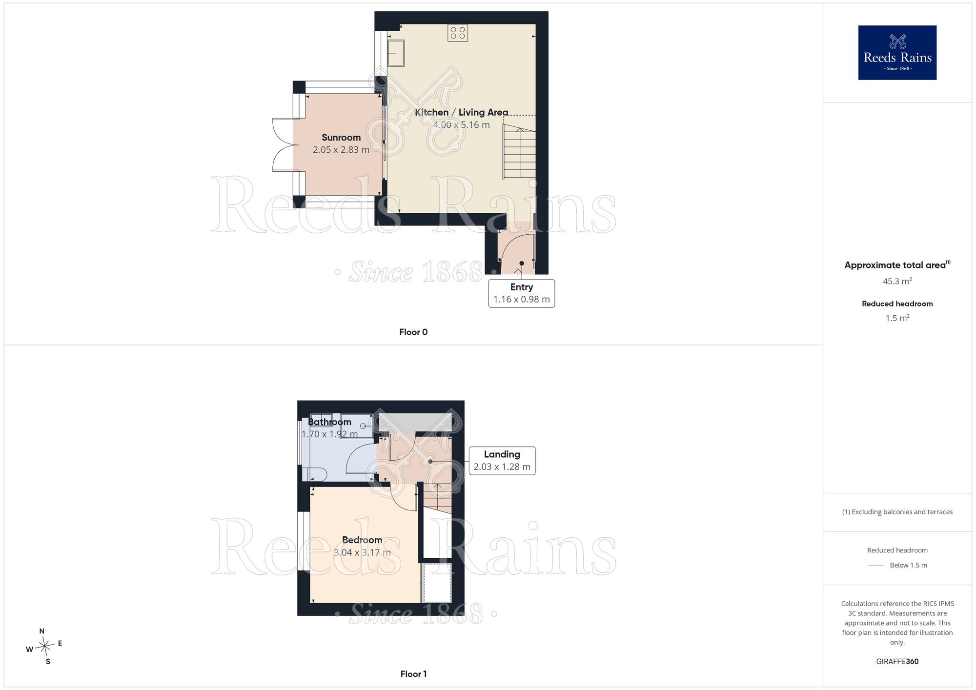 Floorplan of 1 bedroom Semi Detached House for sale, Milnthorpe Close, Liverpool, Merseyside, L4