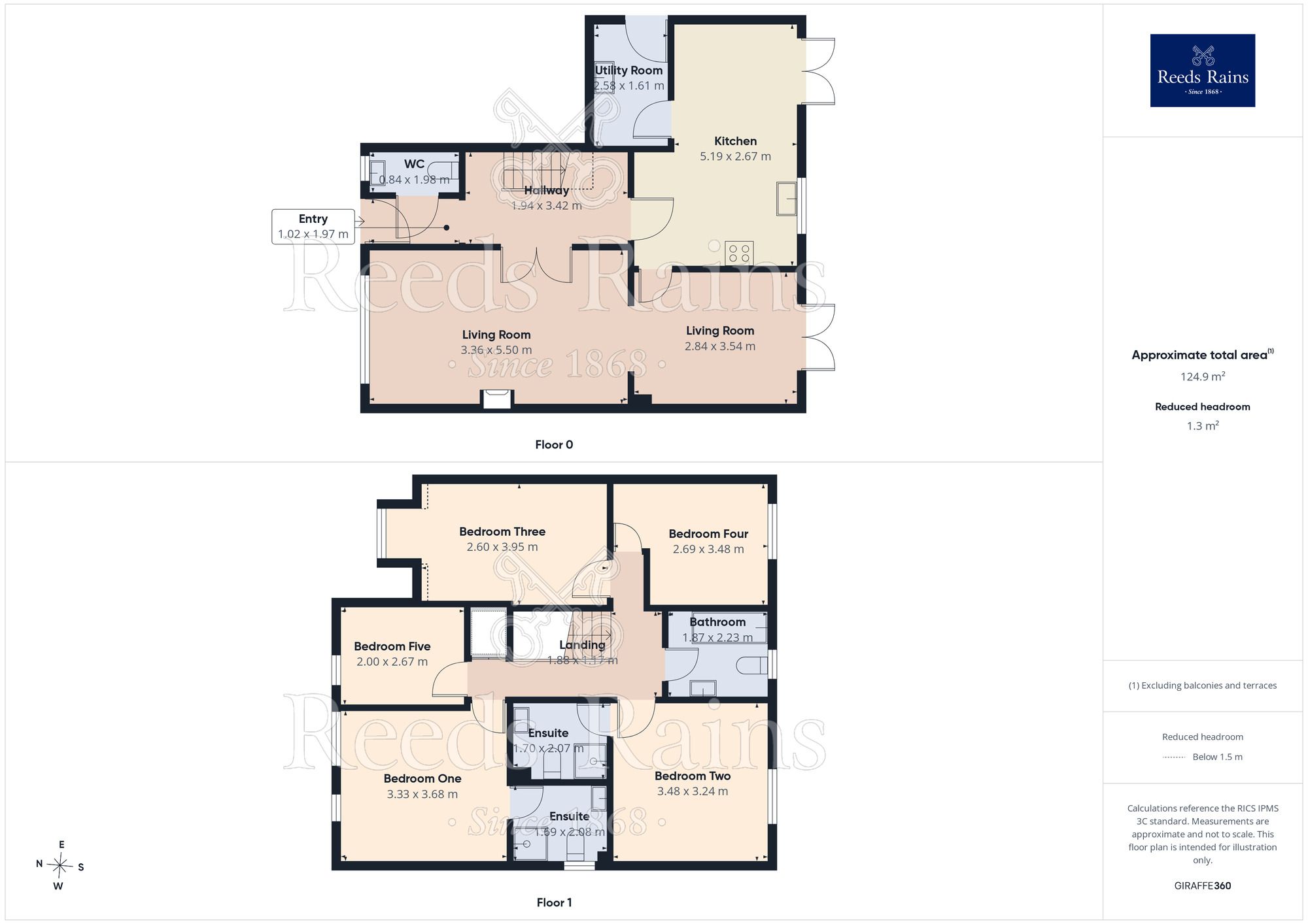 Floorplan of 5 bedroom Detached House to rent, Truman Close, Widnes, Cheshire, WA8