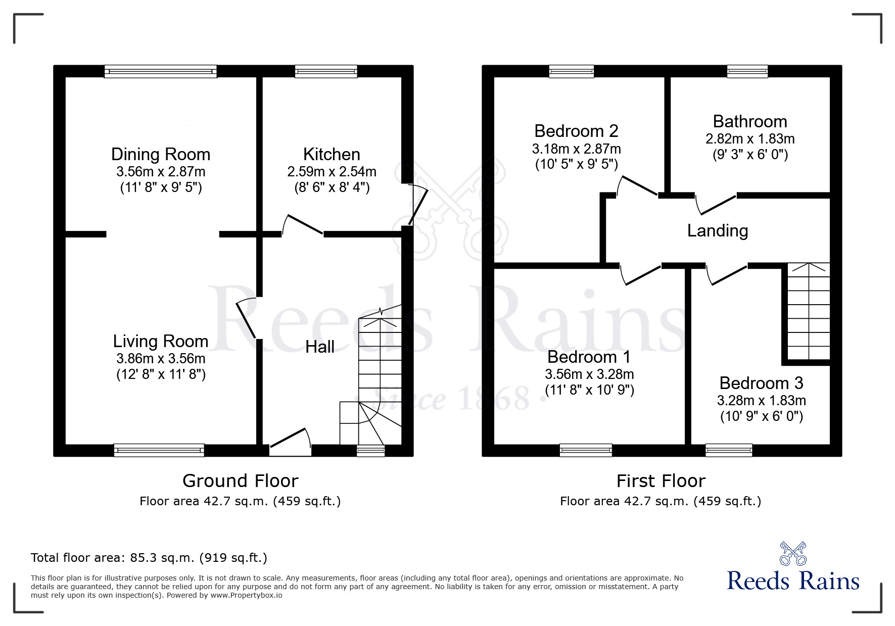 Floorplan of 3 bedroom Semi Detached House for sale, Liverpool Road, WA8