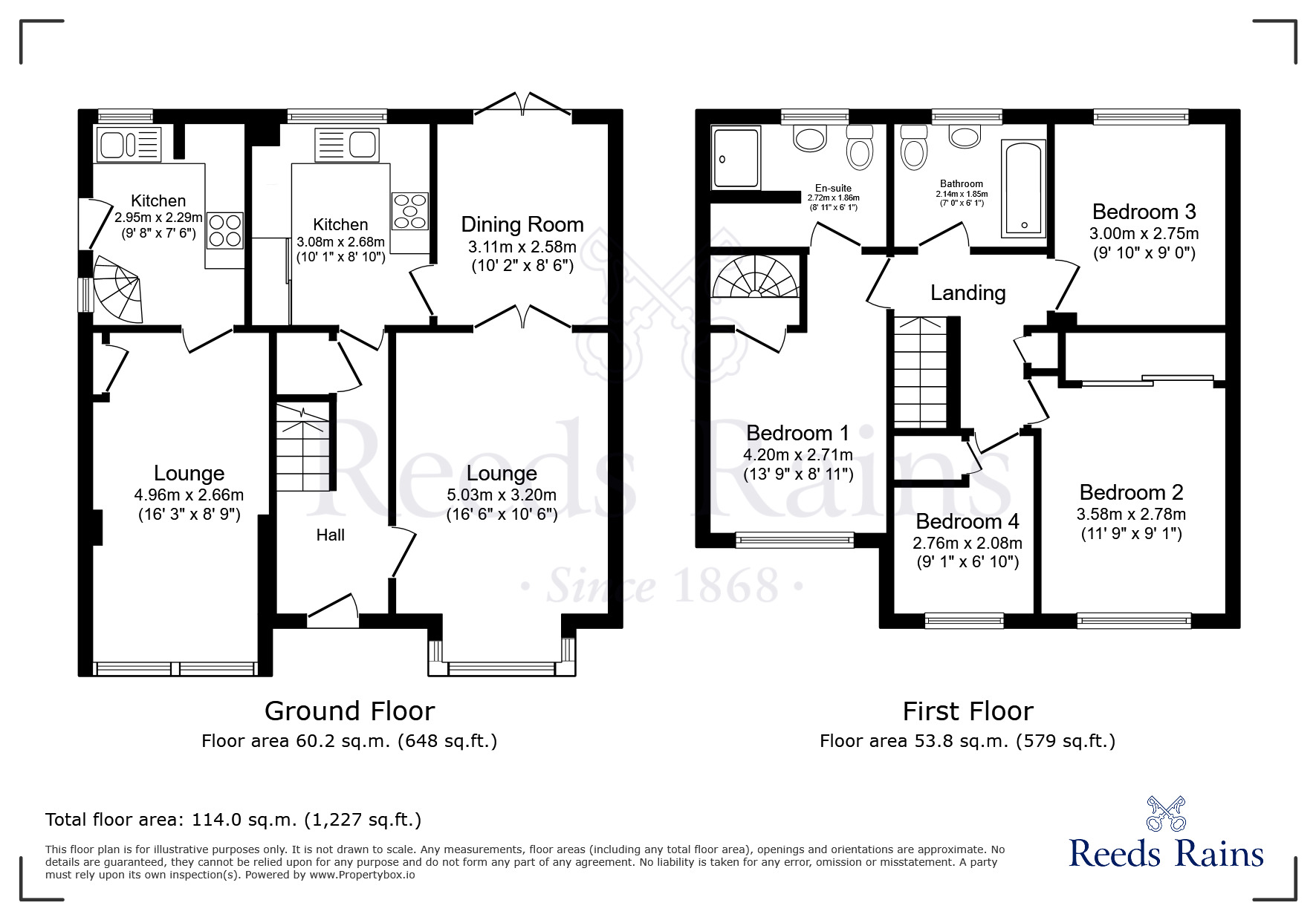 Floorplan of 4 bedroom Detached House for sale, Dorchester Park, Runcorn, Cheshire, WA7