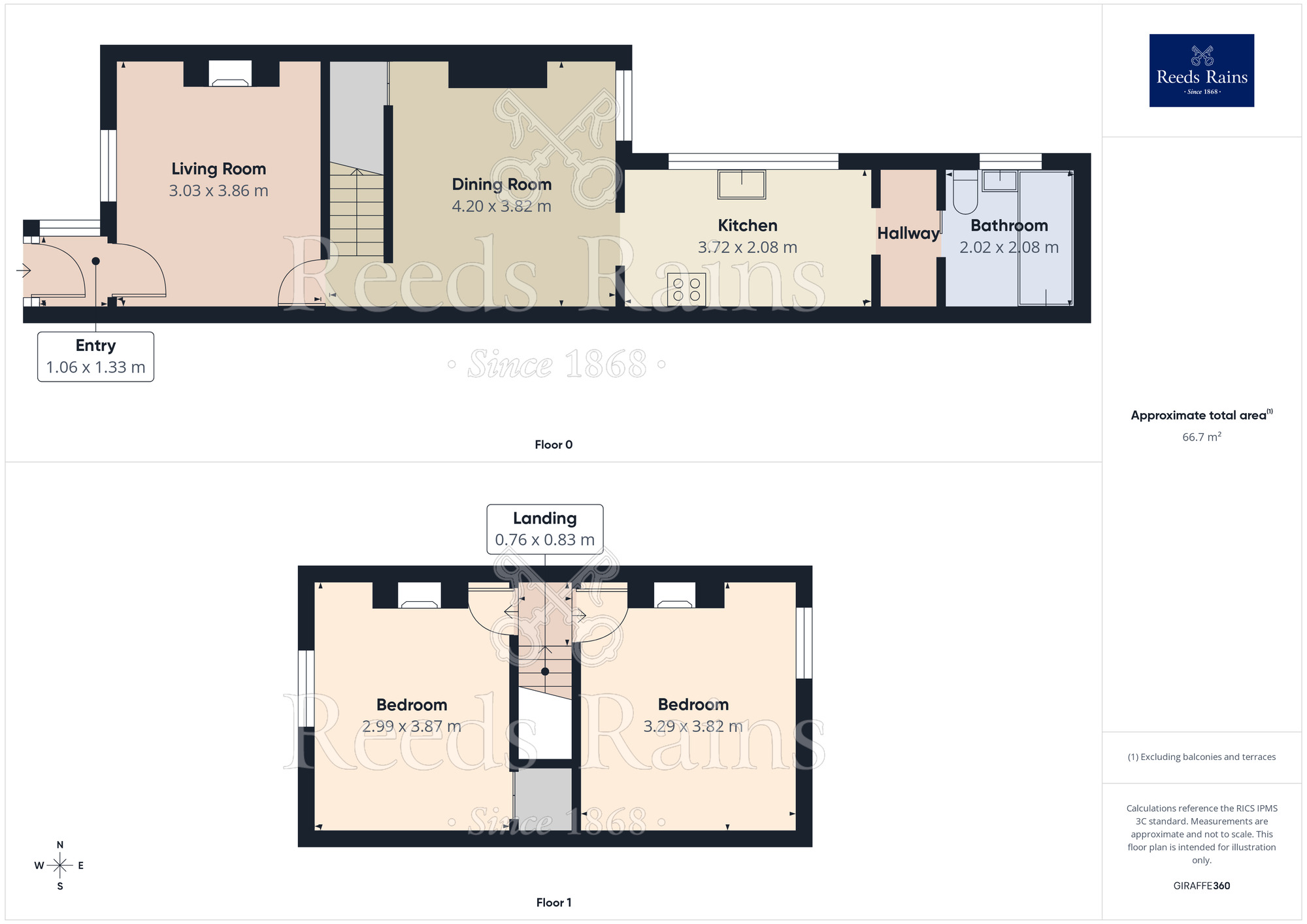 Floorplan of 2 bedroom Mid Terrace House for sale, Chapel Lane, Cronton, Merseyside, WA8