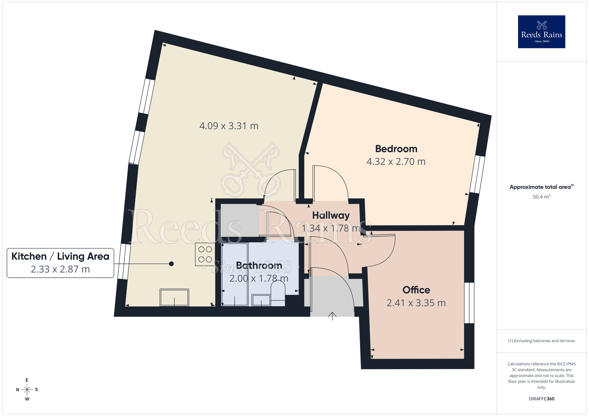 Floorplan of 2 bedroom Flat for sale, Stockswell Farm Court, Upton Rocks Avenue, Cheshire, WA8