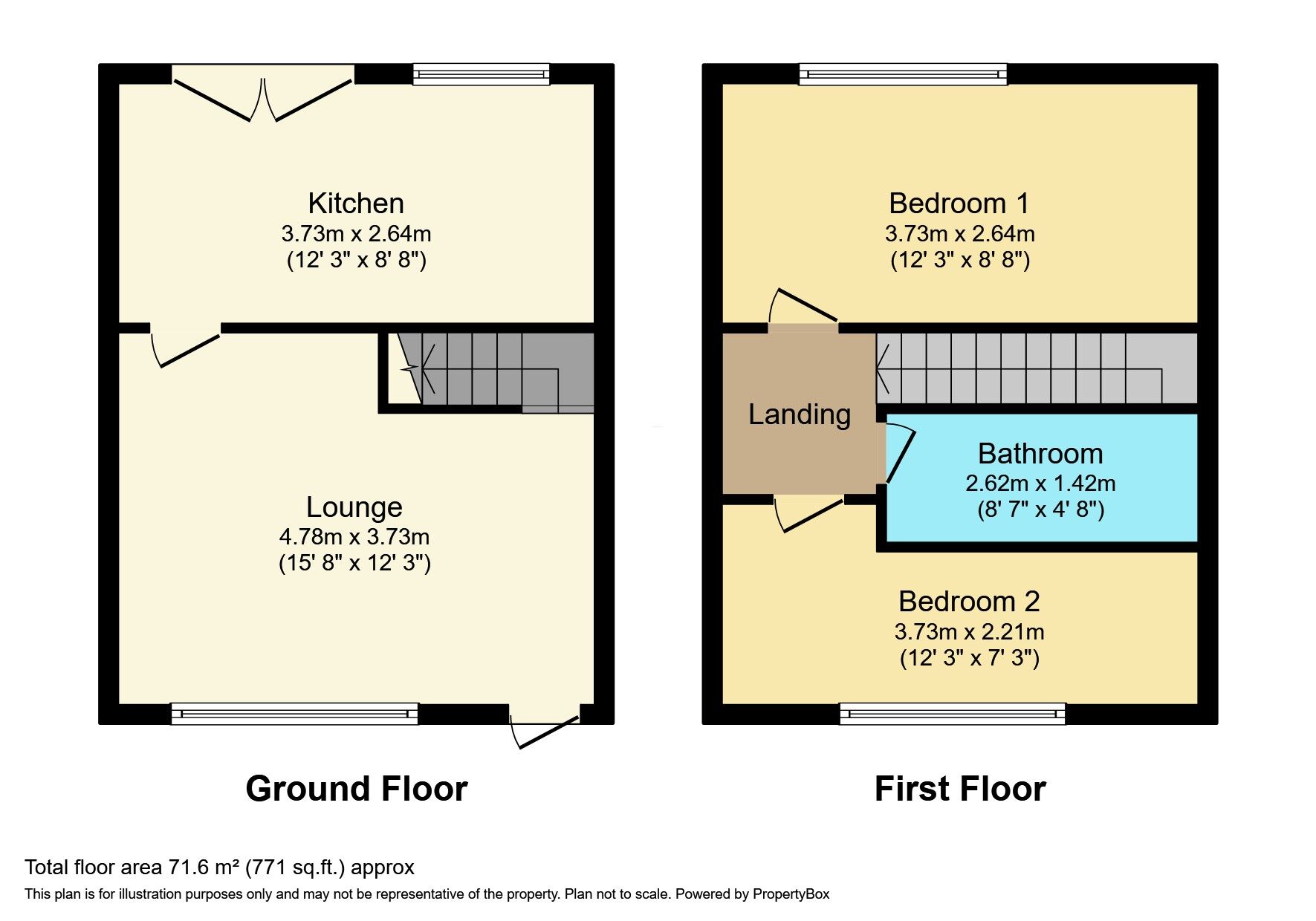 Floorplan of End Terrace House for sale, Shevington Close, Widnes, Cheshire, WA8