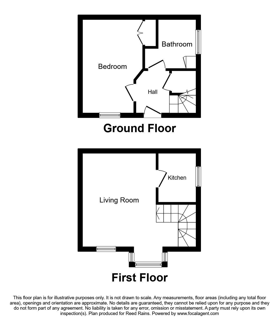 Floorplan of 1 bedroom Semi Detached House to rent, Warren Hey, Wilmslow, Cheshire, SK9
