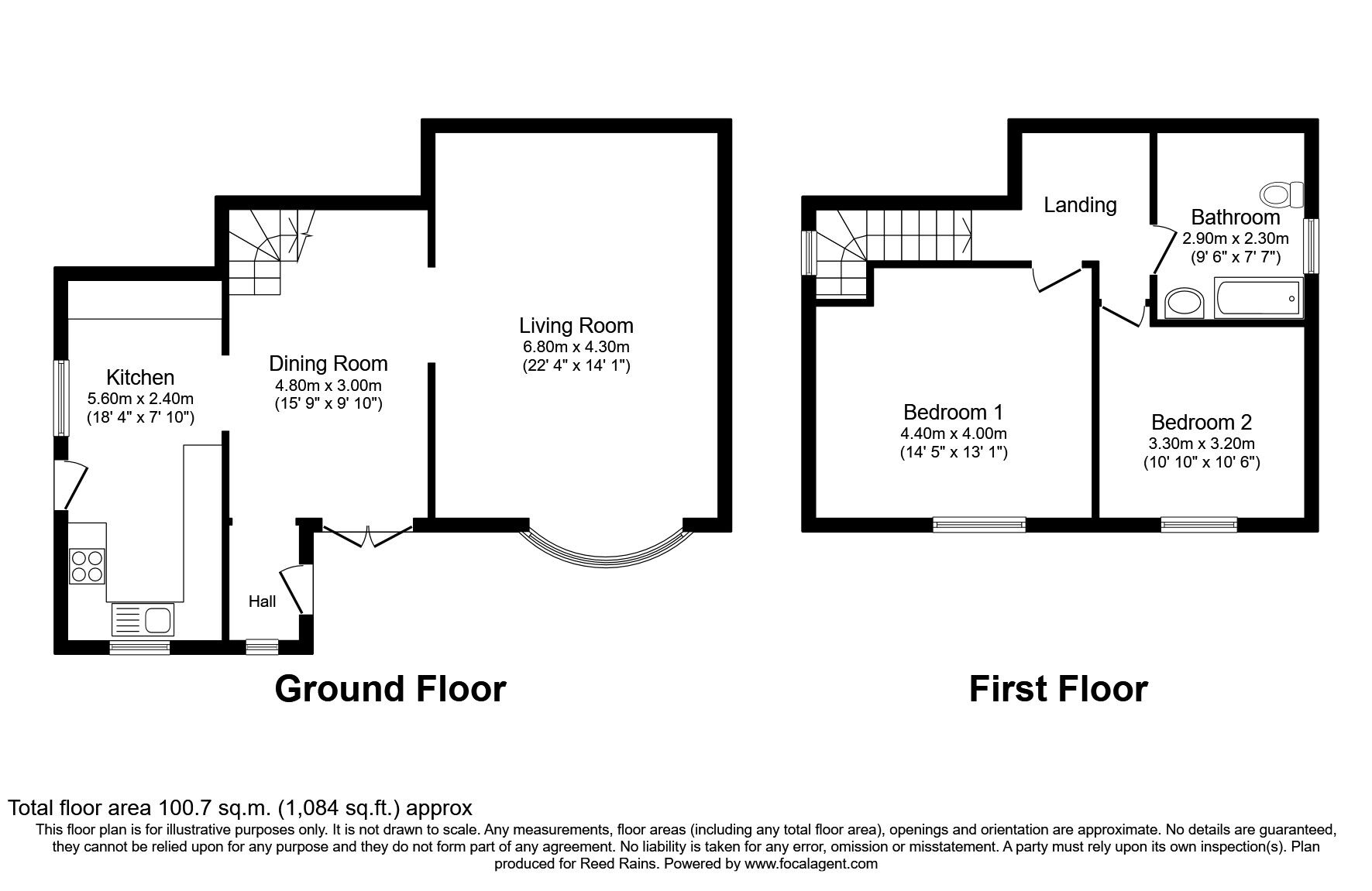 Floorplan of 2 bedroom Detached House for sale, Cumber Close, Wilmslow, Cheshire, SK9