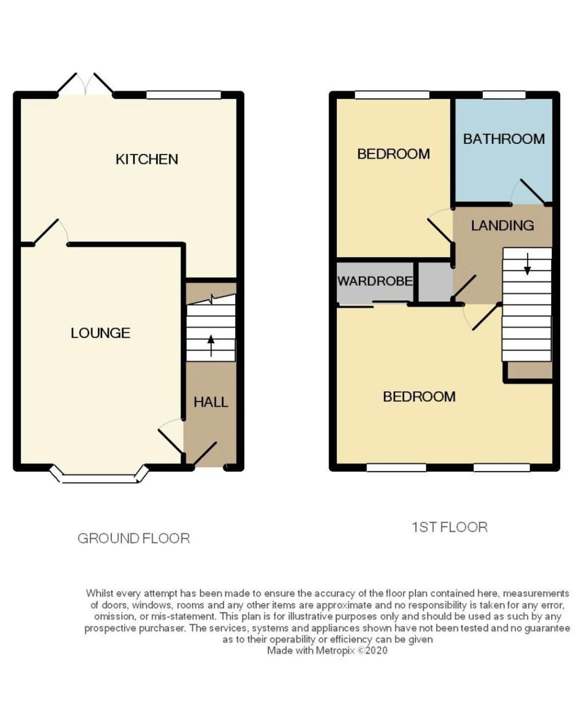 Floorplan of 2 bedroom Link Detached House to rent, Mainwaring Drive, Wilmslow, Cheshire, SK9