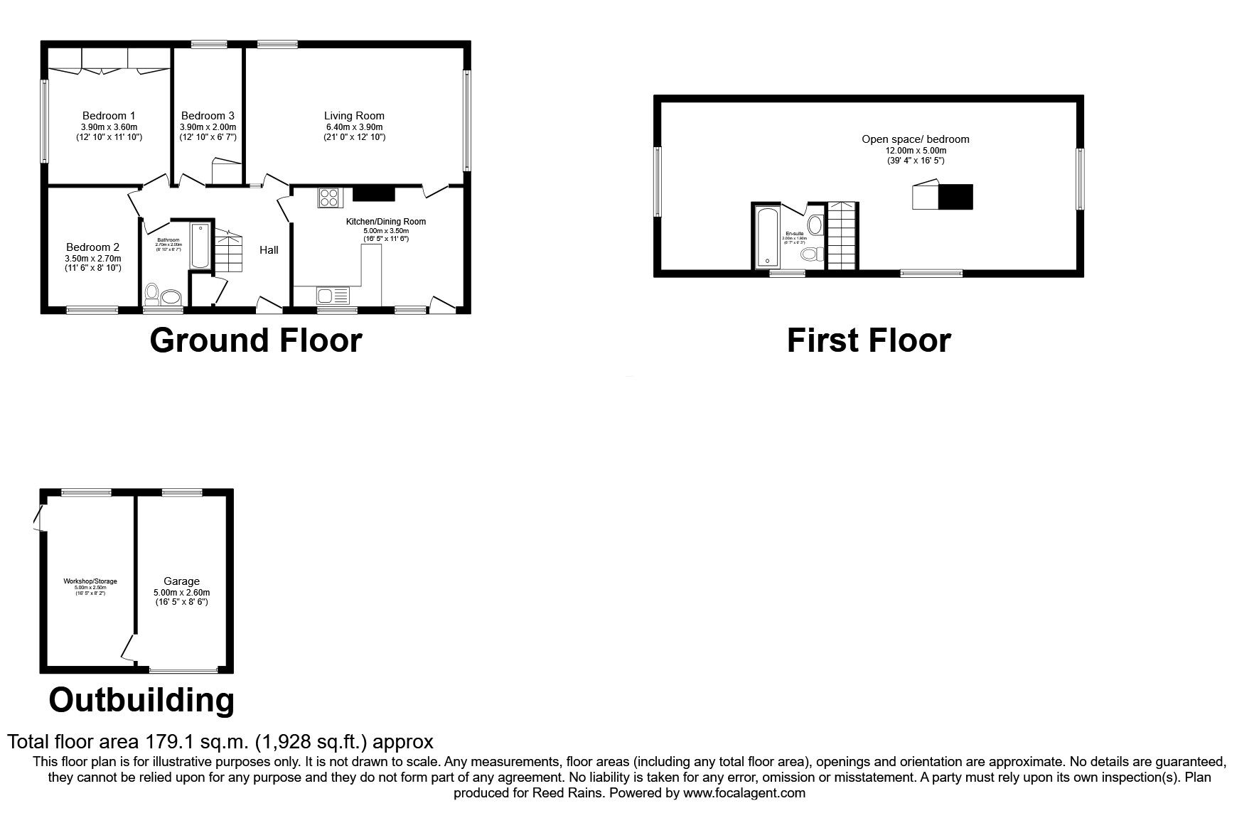 Floorplan of 3 bedroom Detached House for sale, Overhill Road, Wilmslow, Cheshire, SK9