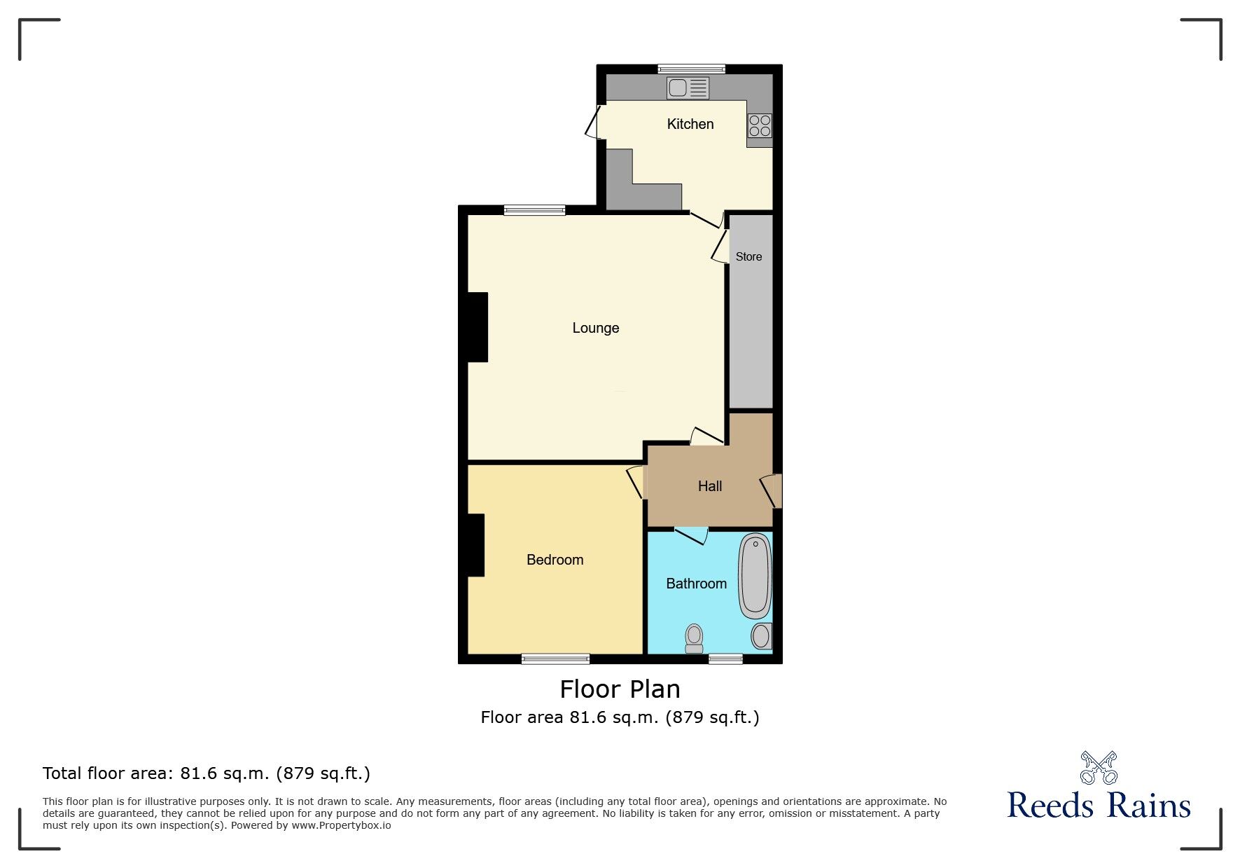 Floorplan of 1 bedroom  Flat to rent, Manchester Road, Wilmslow, Cheshire, SK9
