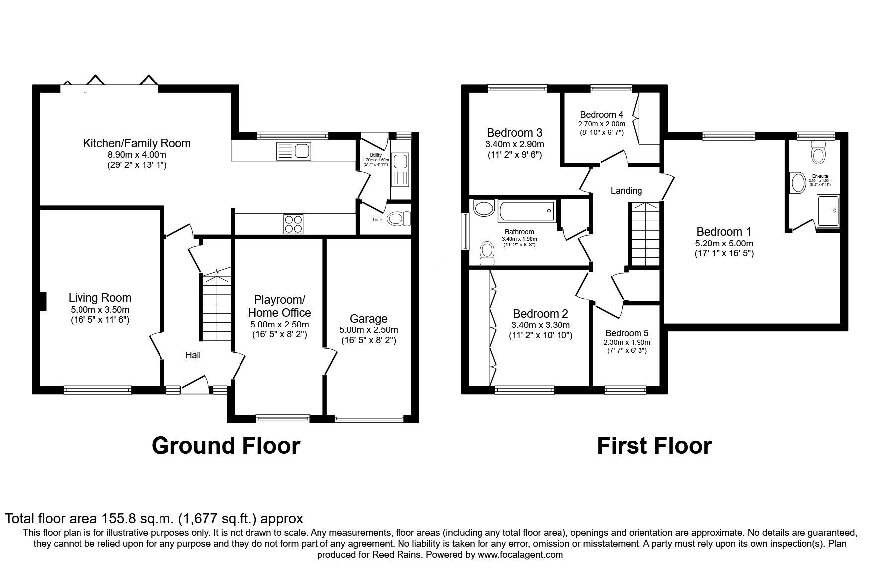 Floorplan of 5 bedroom Detached House for sale, Greenwood Drive, Wilmslow, Cheshire, SK9