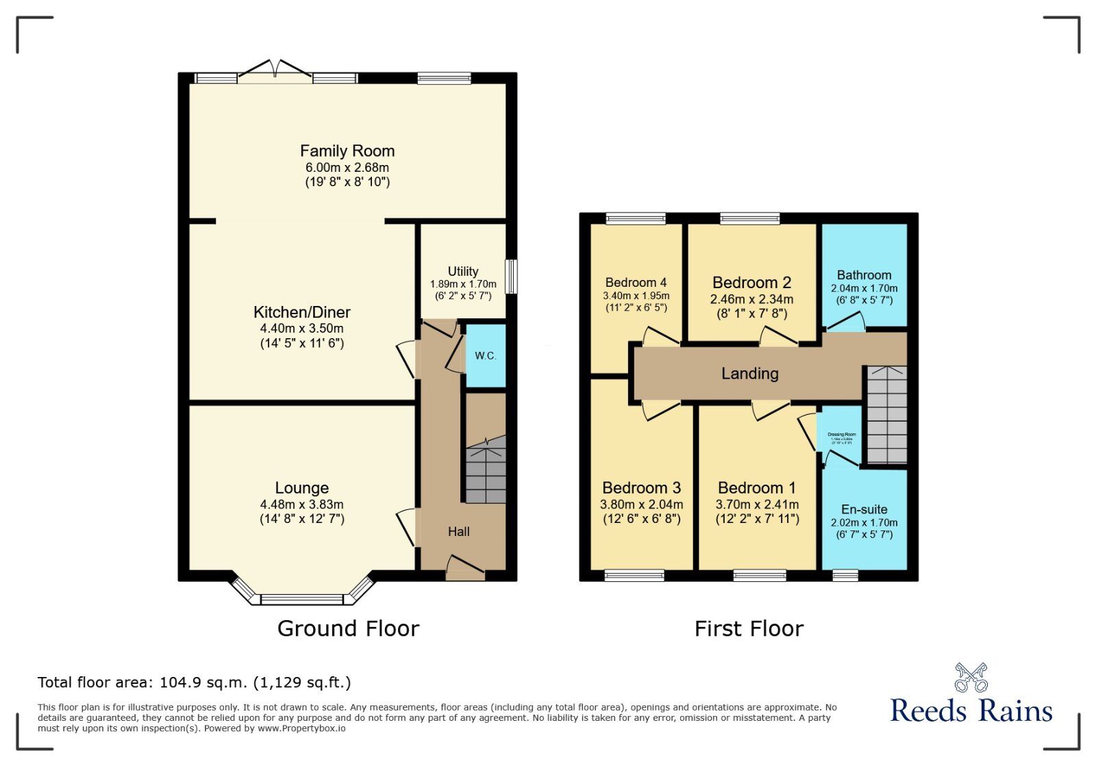Floorplan of 4 bedroom Semi Detached House for sale, Wingfield Avenue, Wilmslow, SK9