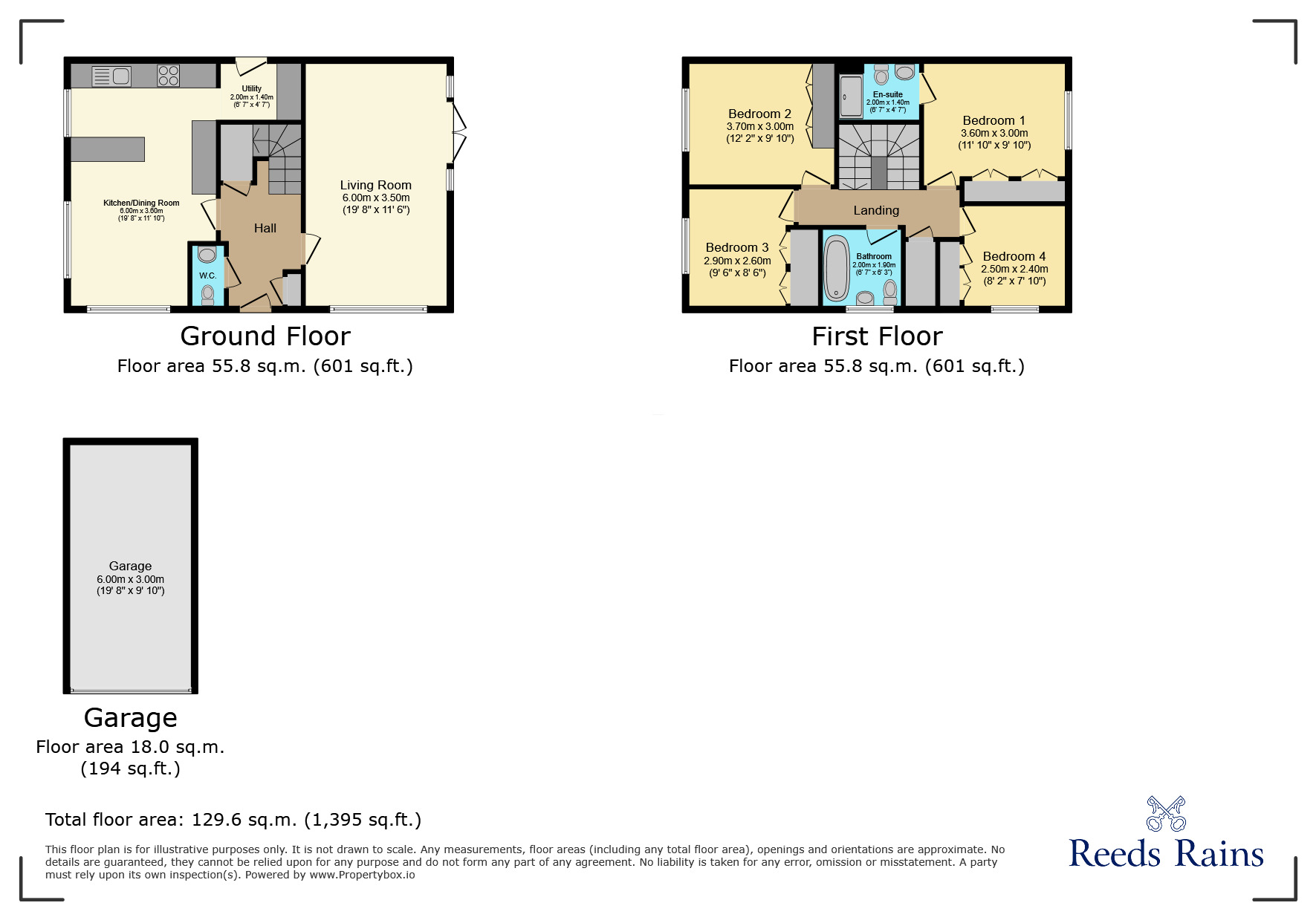 Floorplan of 4 bedroom Detached House for sale, Grimshaw Close, Wilmslow, Cheshire, SK9