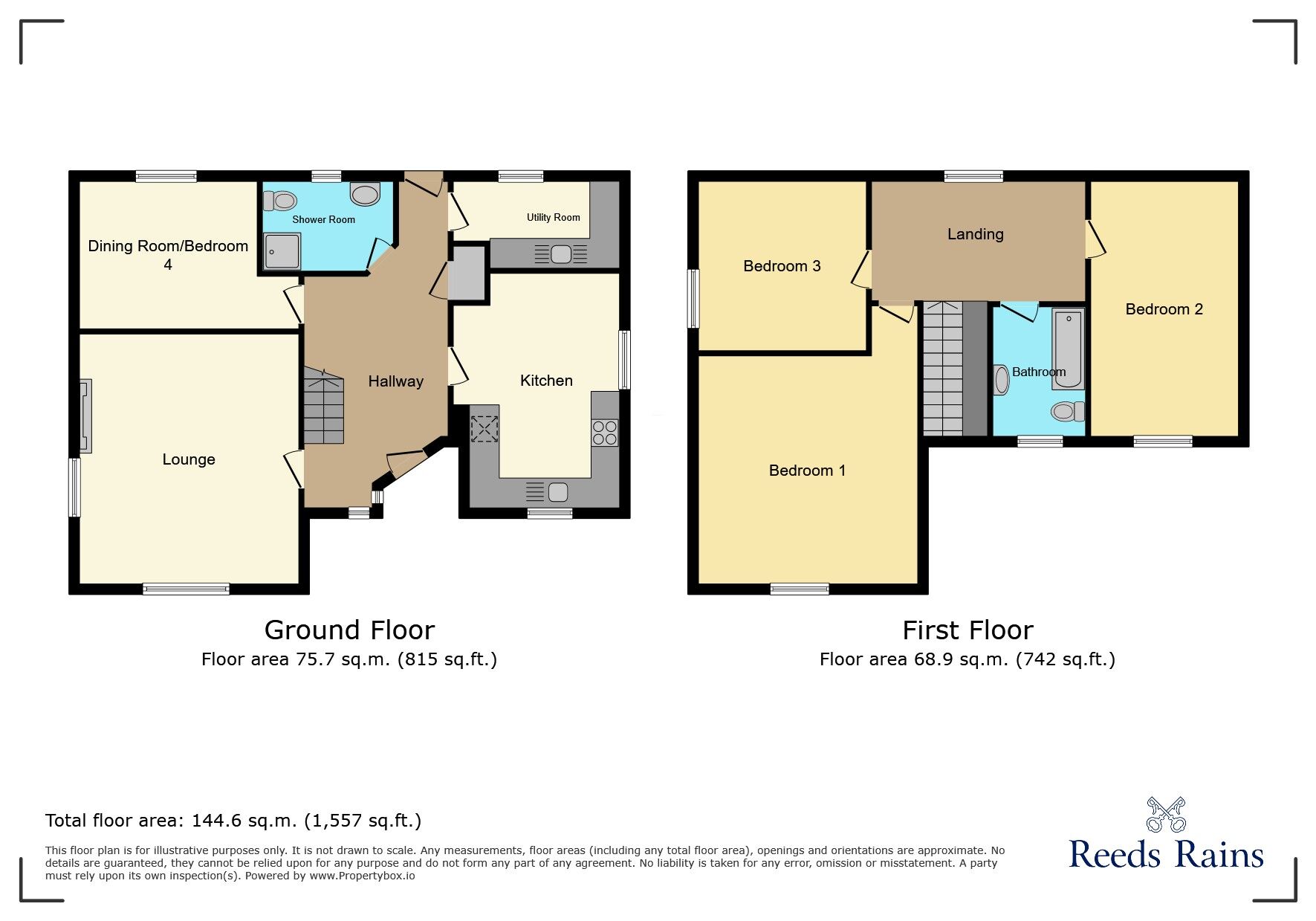 Floorplan of 4 bedroom Detached House to rent, Moss Lane, Styal, Cheshire, SK9