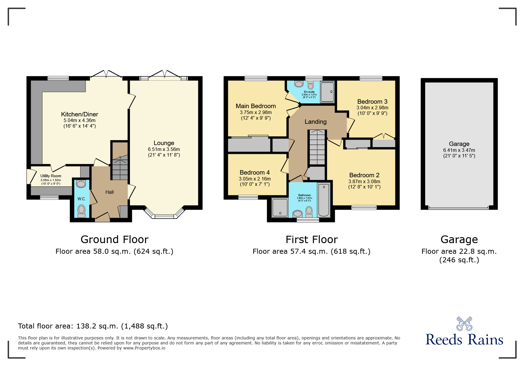 Floorplan of 4 bedroom Detached House to rent, Poppy Road, Wilmslow, Cheshire, SK9
