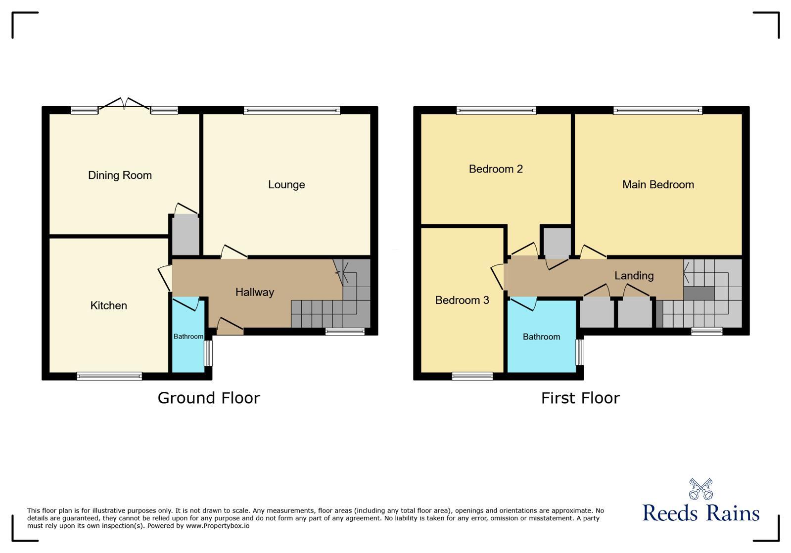 Floorplan of 3 bedroom Mid Terrace House for sale, Tilston Walk, Wilmslow, Cheshire, SK9