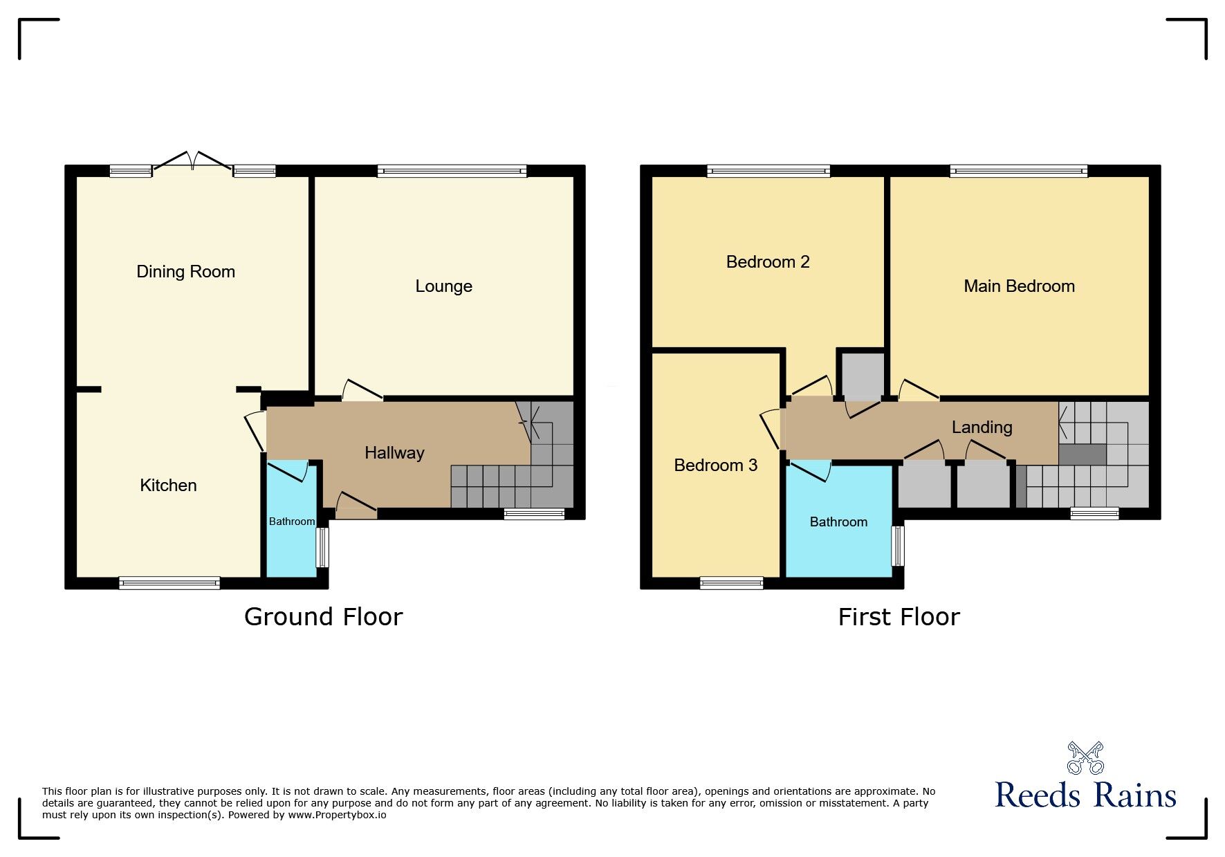 Floorplan of 3 bedroom Mid Terrace House for sale, Tilston Walk, Wilmslow, Cheshire, SK9