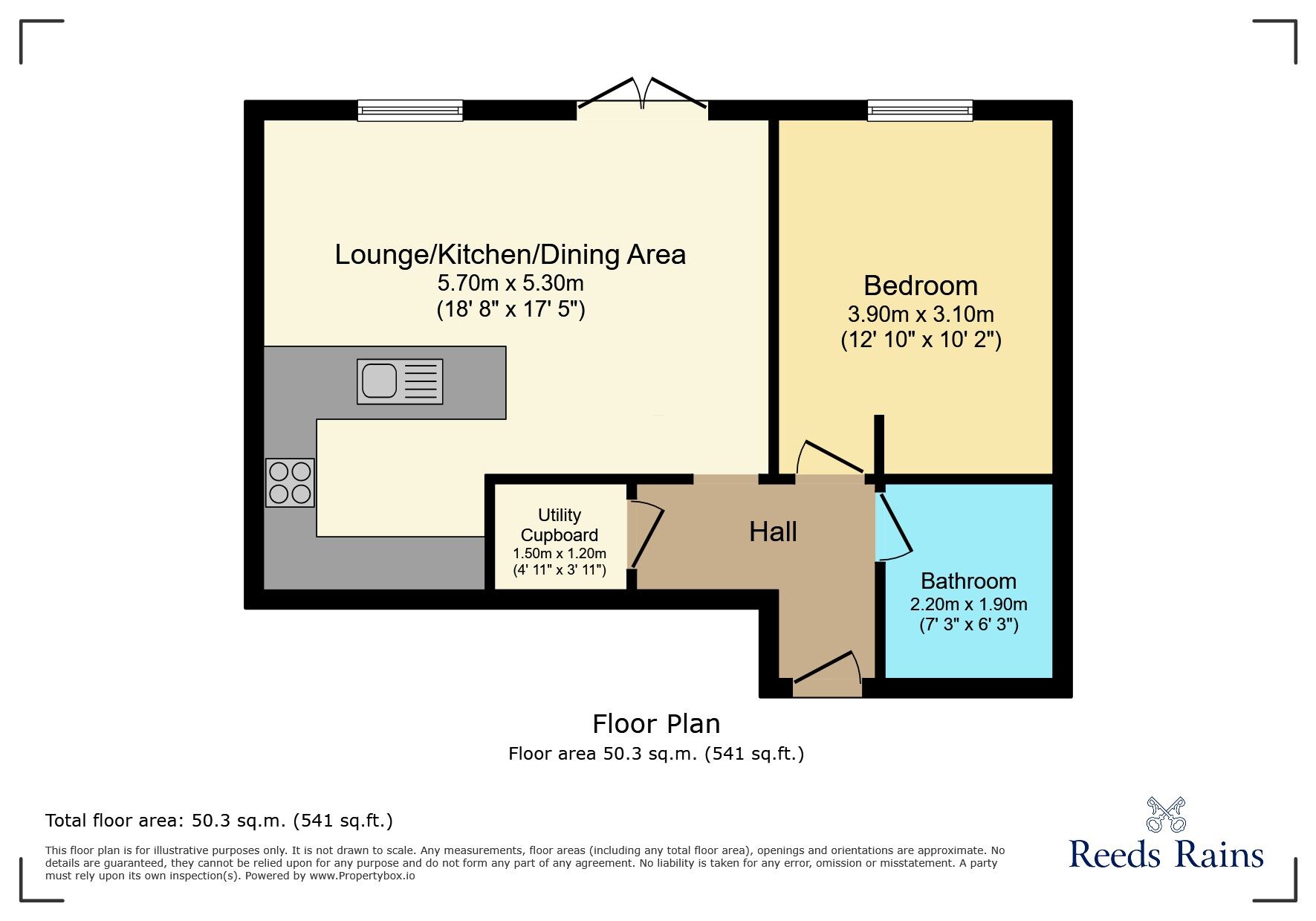 Floorplan of 1 bedroom Flat for sale, Chapel Lane, Wilmslow, Cheshire, SK9