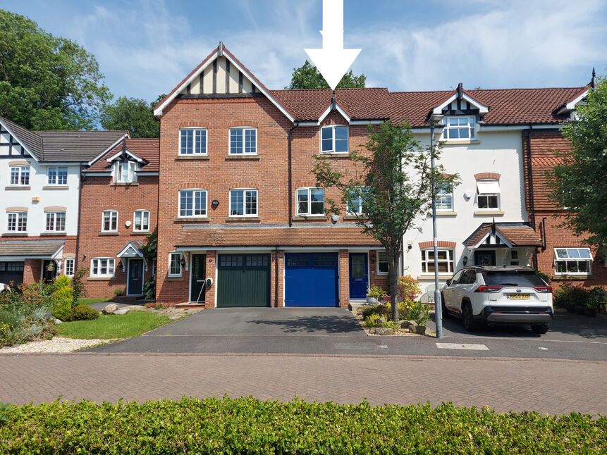 Main image of 4 bedroom Mid Terrace House for sale, Finsbury Way, Handforth, Cheshire, SK9