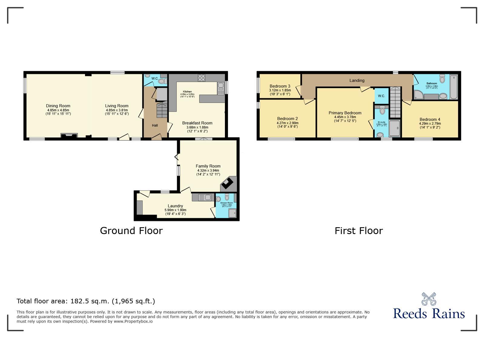 Floorplan of 4 bedroom Detached House for sale, Moss Lane, Styal, Cheshire, SK9