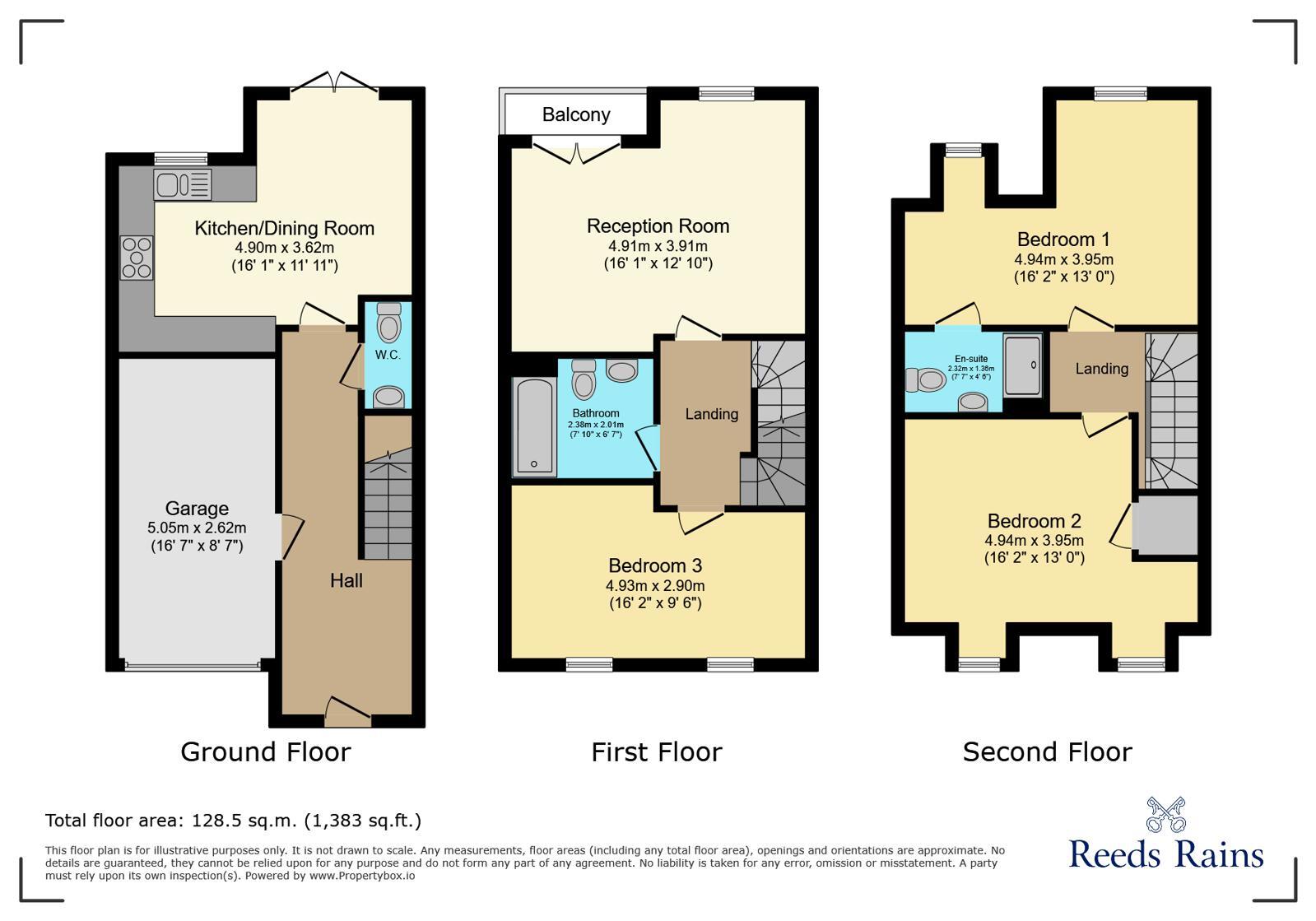 Floorplan of 3 bedroom Semi Detached House for sale, Appleby Crescent, Mobberley, Cheshire, WA16