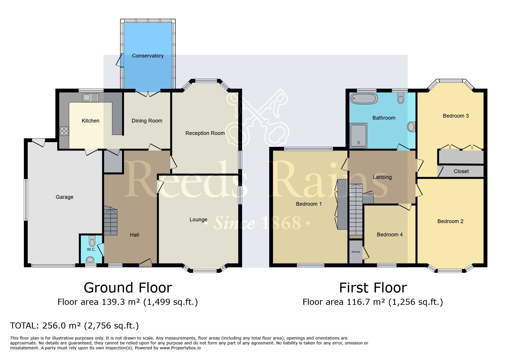 Floorplan of 4 bedroom Detached House to rent, Croft Road, Wilmslow, Cheshire, SK9