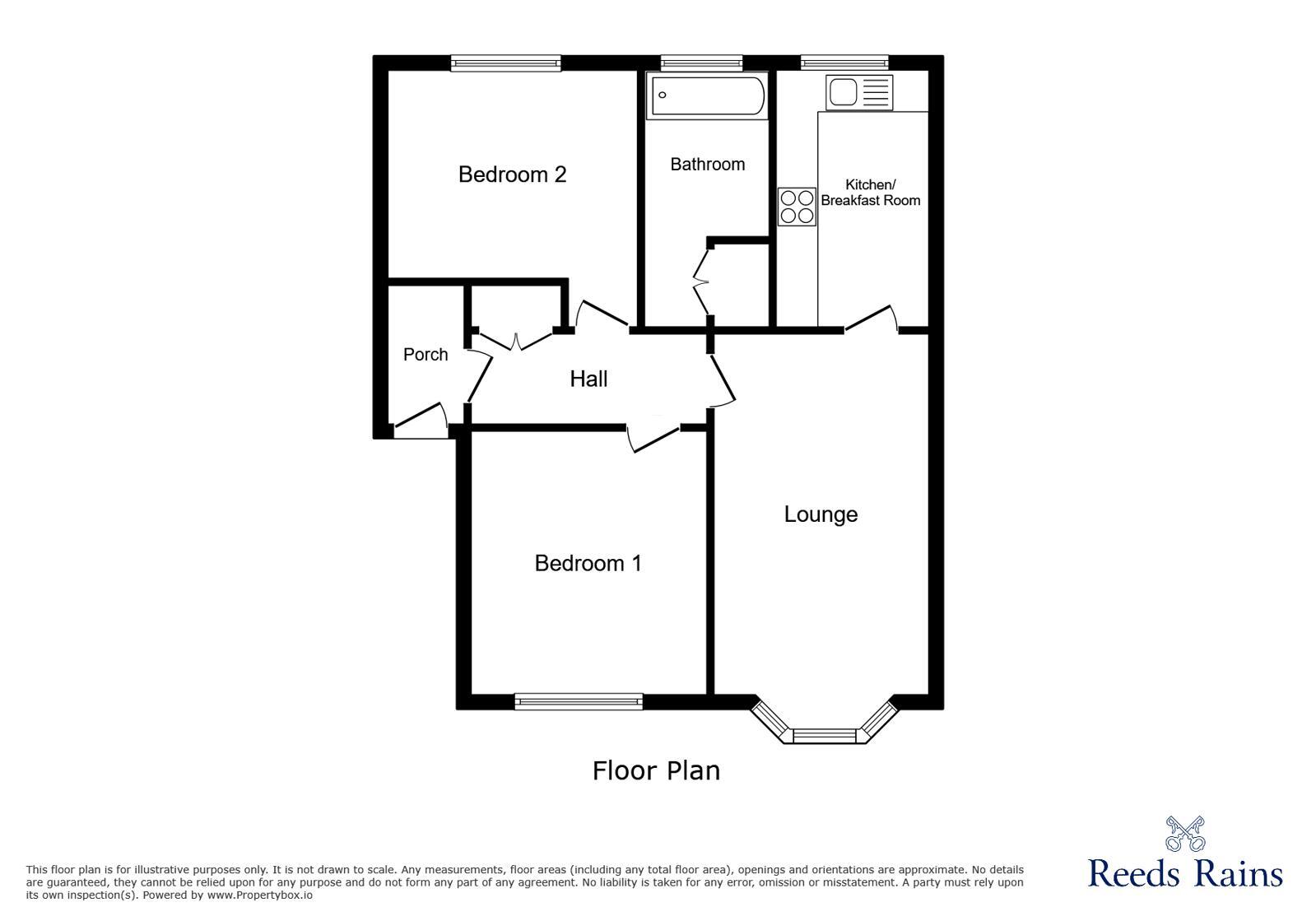 Floorplan of 2 bedroom Flat for sale, Ringstead Drive, Wilmslow, Cheshire, SK9