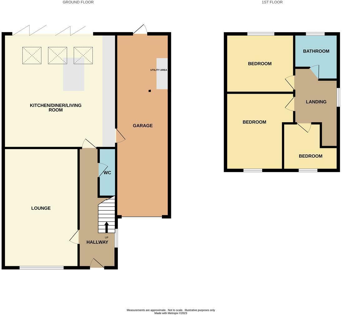 Floorplan of 3 bedroom Detached House to rent, Altrincham Road, Wilmslow, Cheshire, SK9