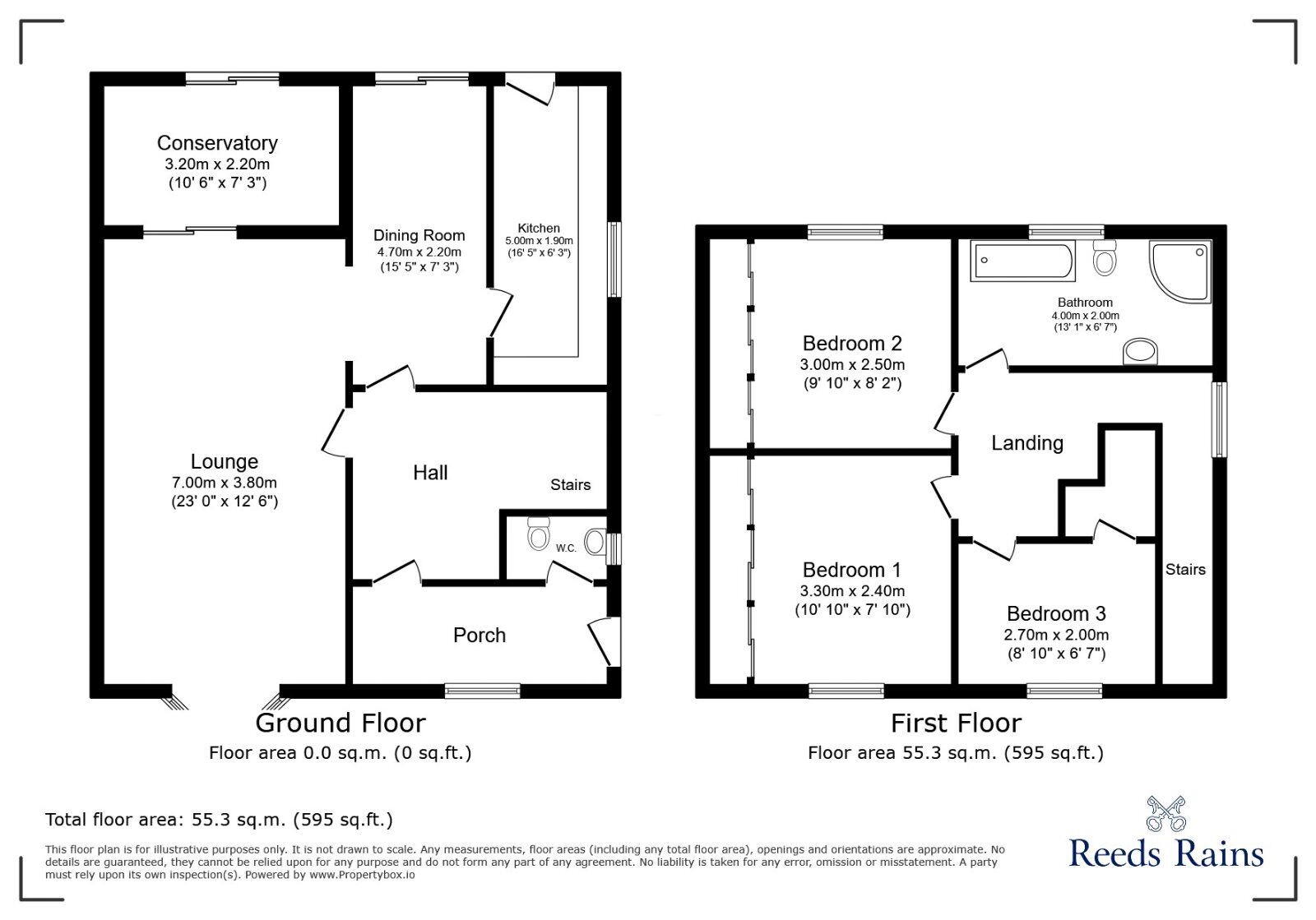Floorplan of 3 bedroom Semi Detached House to rent, Churchdale Road, Sheffield, South Yorkshire, S12