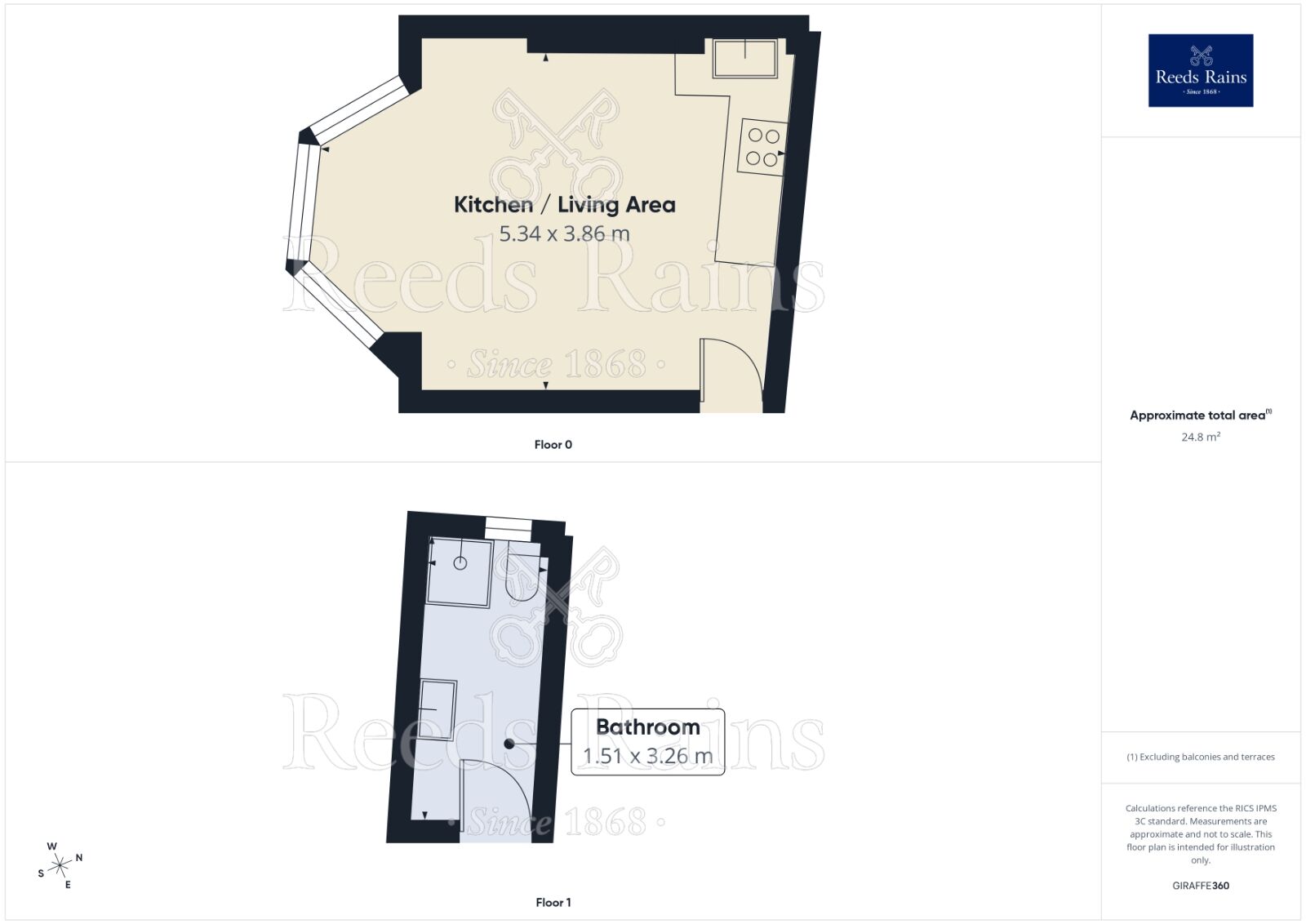 Floorplan of 1 bedroom Property to rent, Bannerdale Road, Sheffield, South Yorkshire, S7