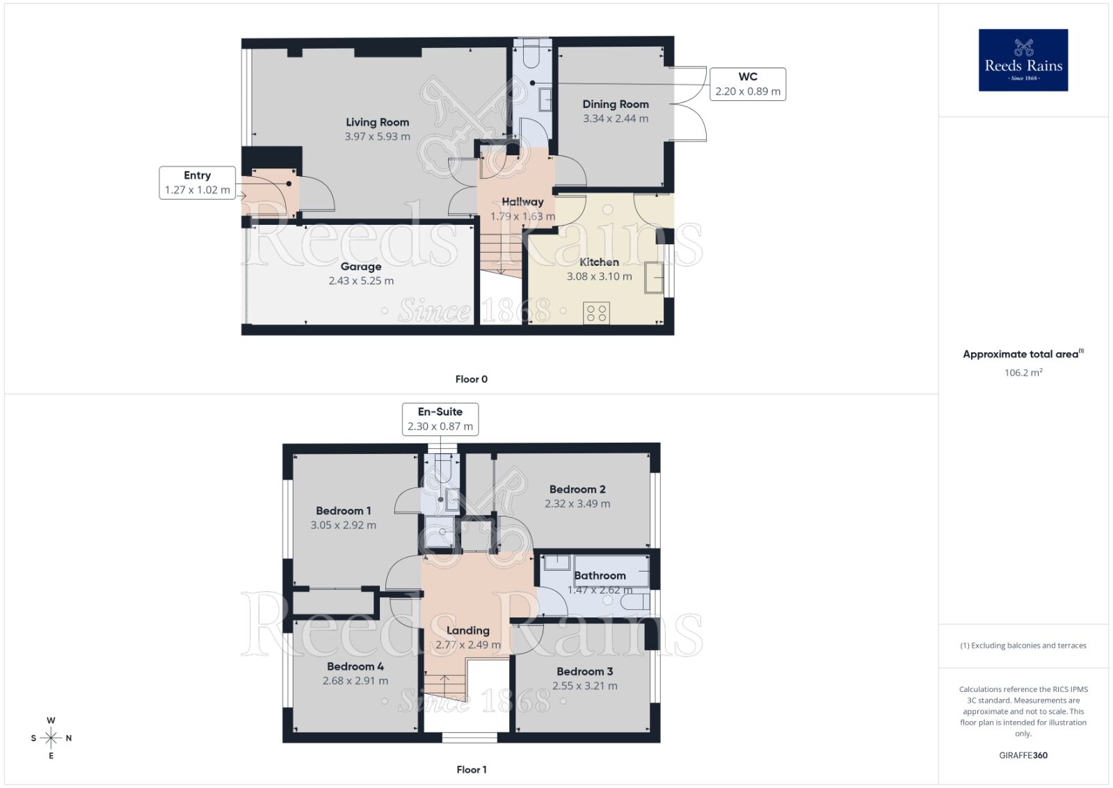 Floorplan of 4 bedroom Detached House for sale, Stoneacre Avenue, Sheffield, S12
