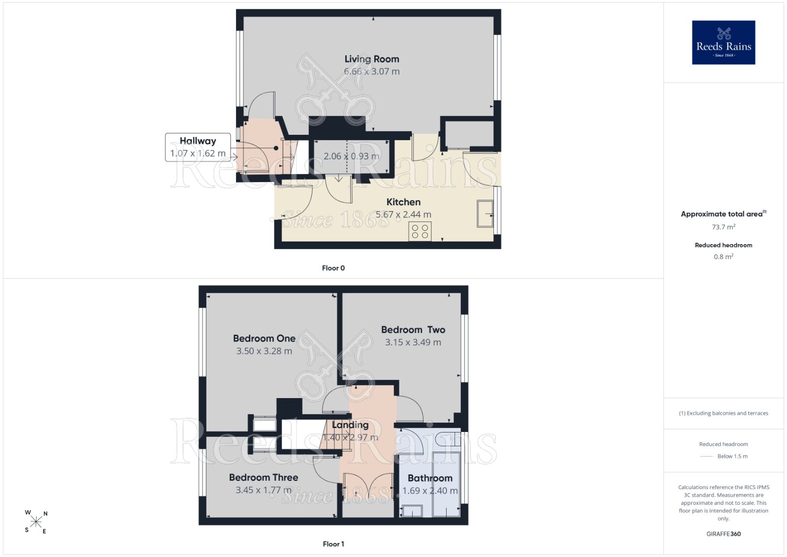 Floorplan of 3 bedroom Mid Terrace House for sale, Fraser Crescent, Sheffield, S8