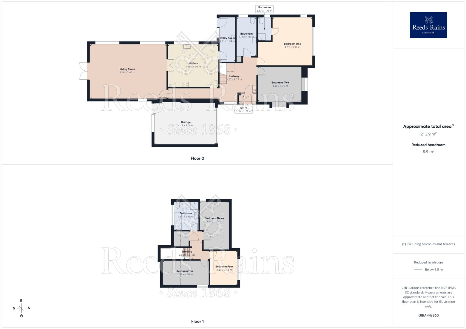 Floorplan of 5 bedroom Detached Bungalow for sale, School Green Lane, Sheffield, S10