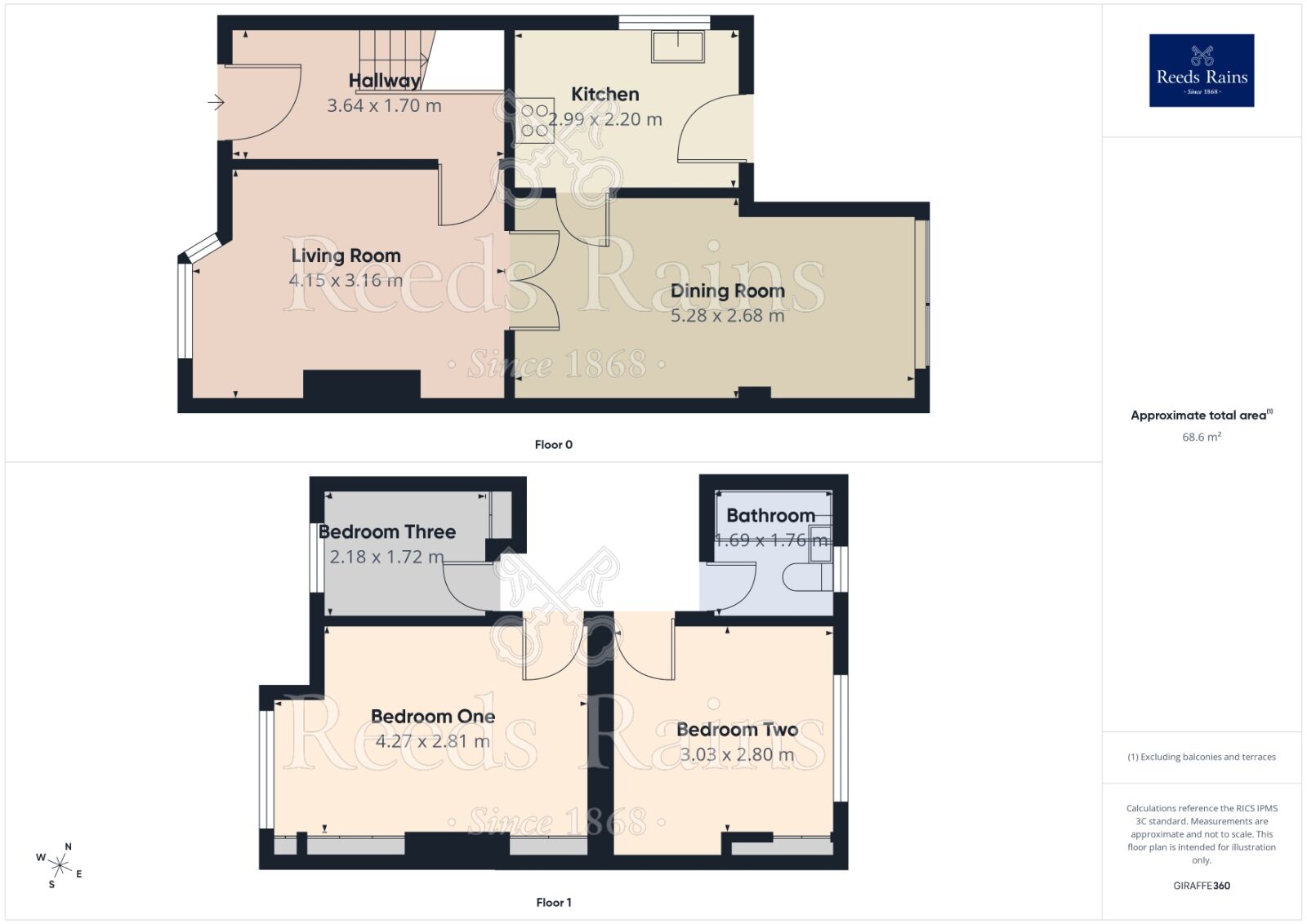 Floorplan of 3 bedroom Semi Detached House for sale, Gleadless Common, Sheffield, S12