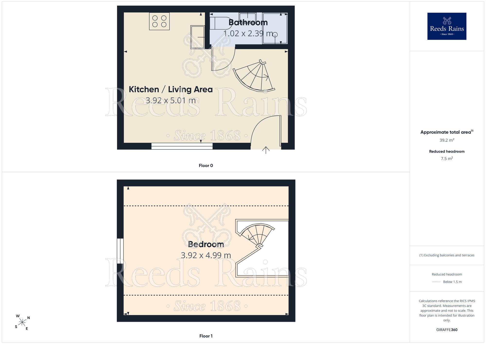 Floorplan of 1 bedroom Semi Detached House to rent, Beech Hill Road, Sheffield, S10