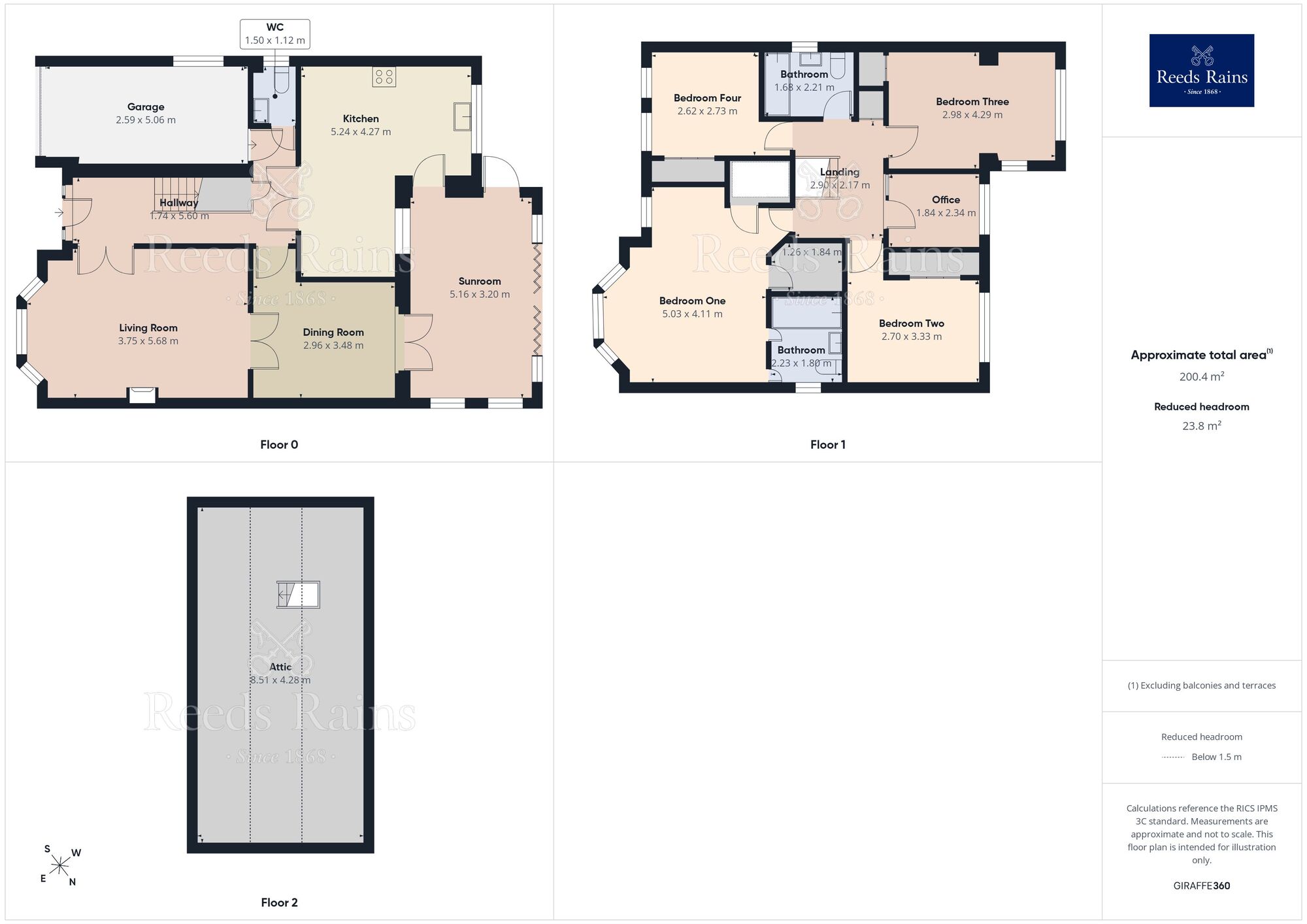 Floorplan of 4 bedroom Detached House for sale, John Hibbard Avenue, Sheffield, S13