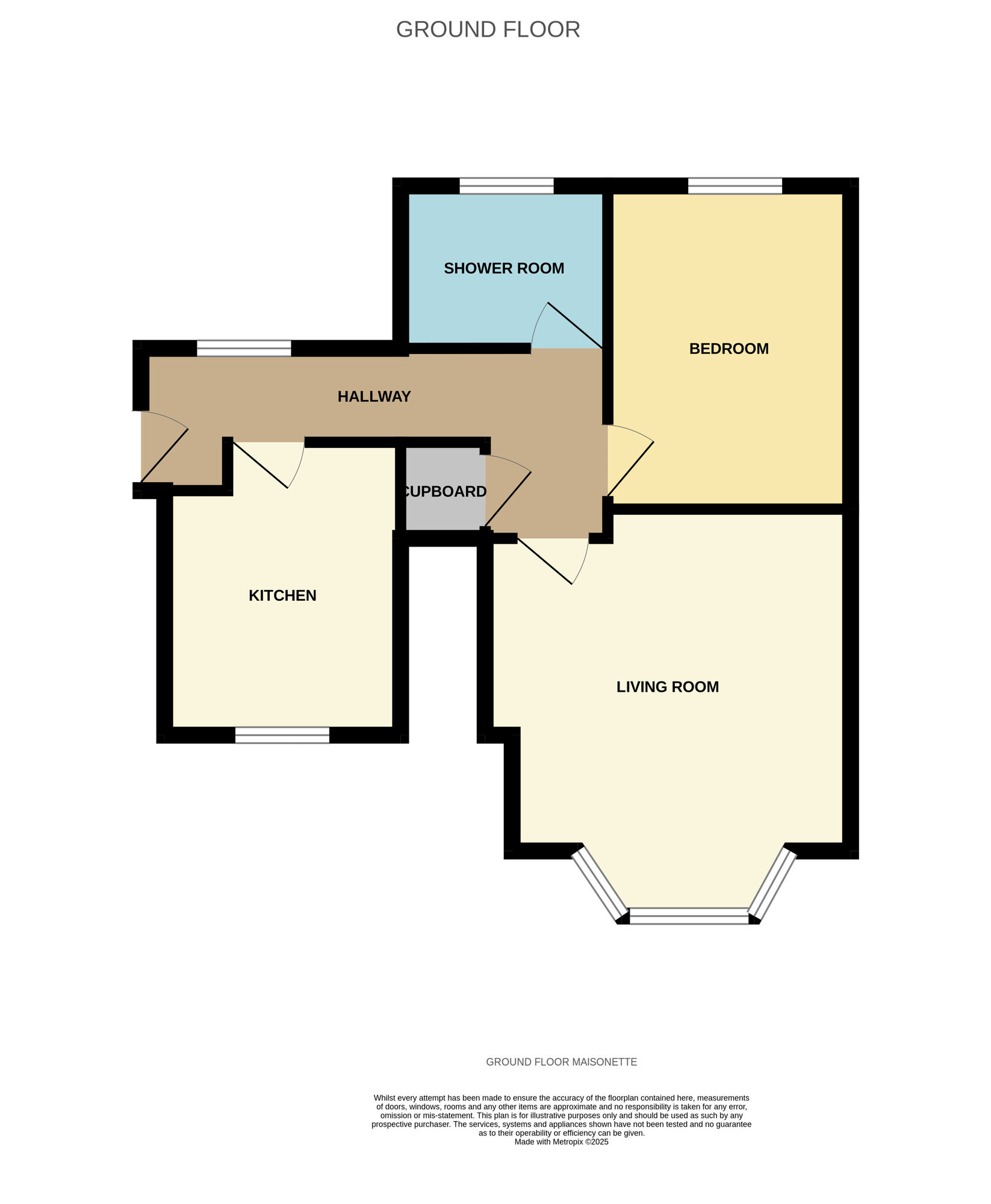 Floorplan of 1 bedroom  Flat for sale, Debenham Road, Birmingham, West Midlands, B25